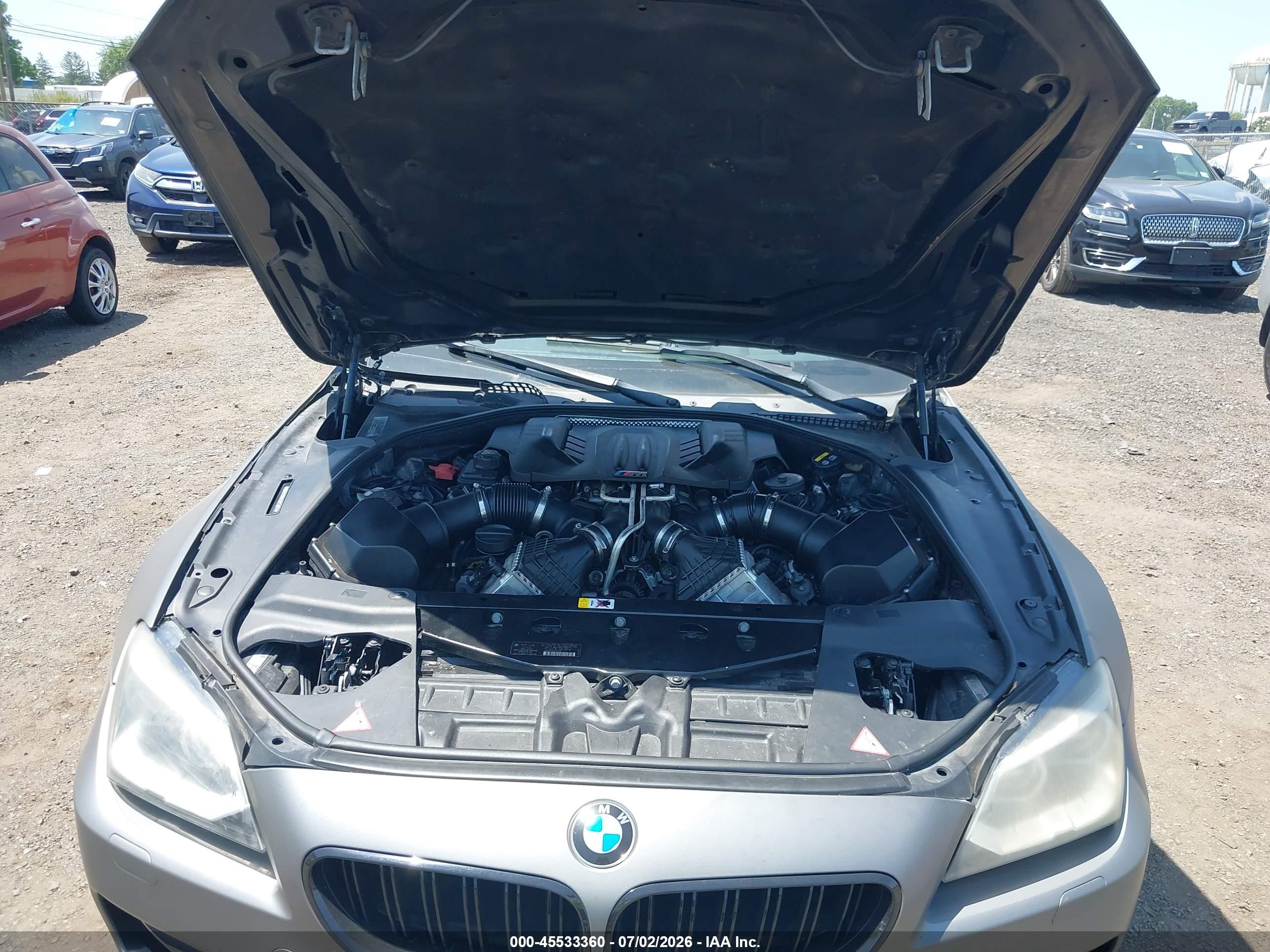2014 Bmw M6 Gran Coupe   Gray vin: WBS6C9C56EDV73877