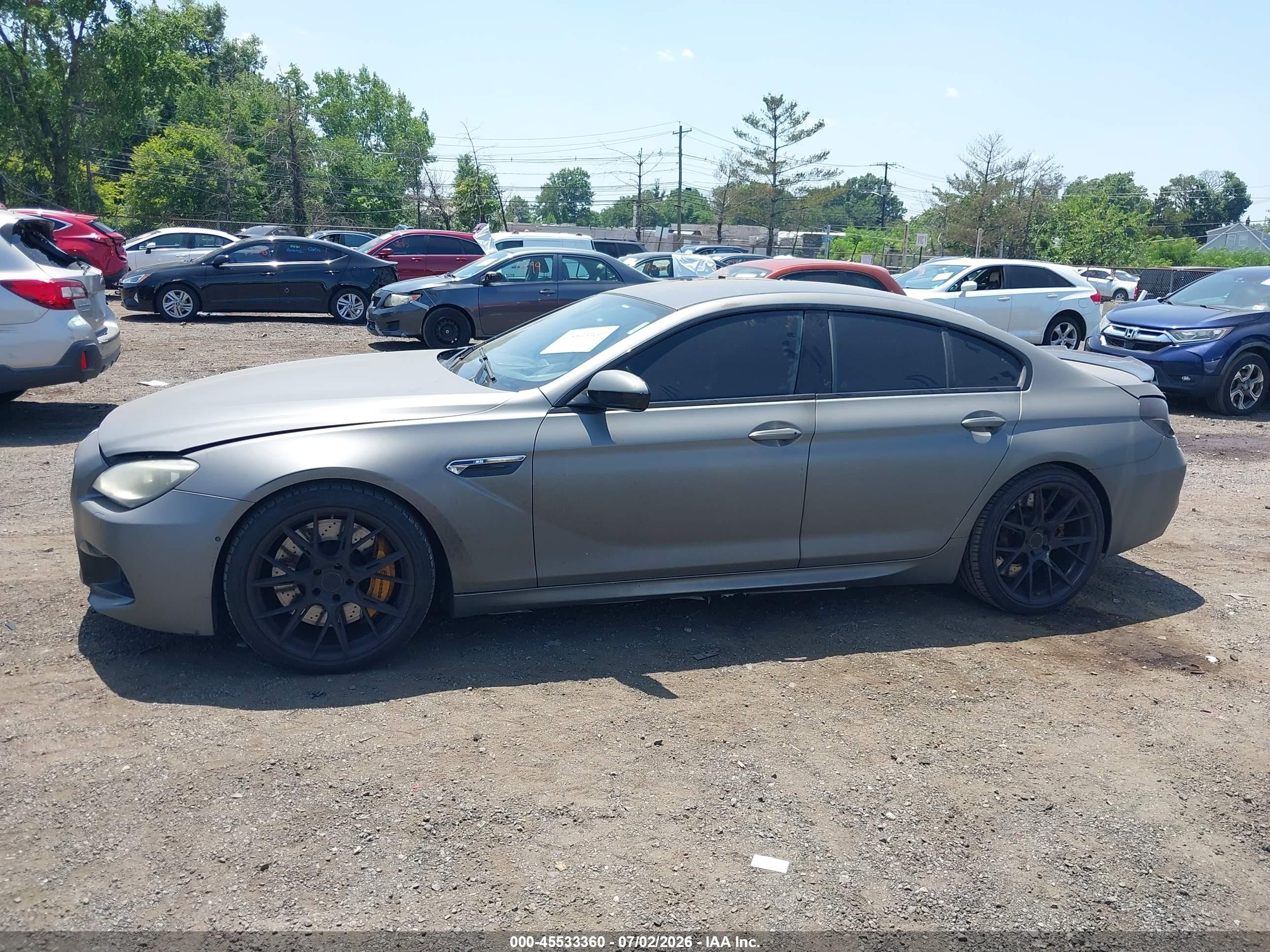 2014 Bmw M6 Gran Coupe   Gray vin: WBS6C9C56EDV73877