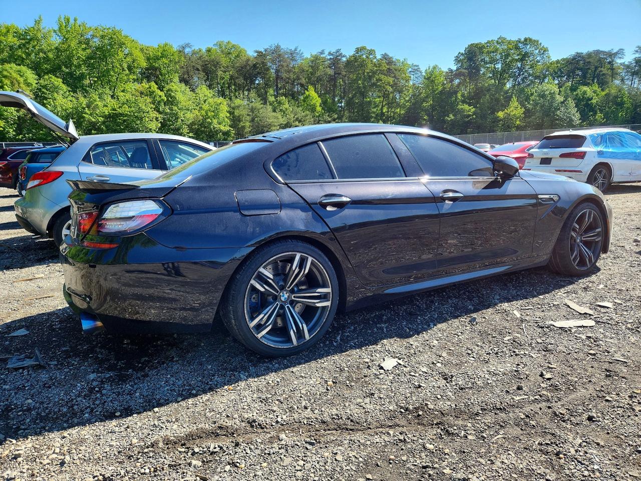 2014 Bmw M6 Gran Coupe Black vin: WBS6C9C58ED466782
