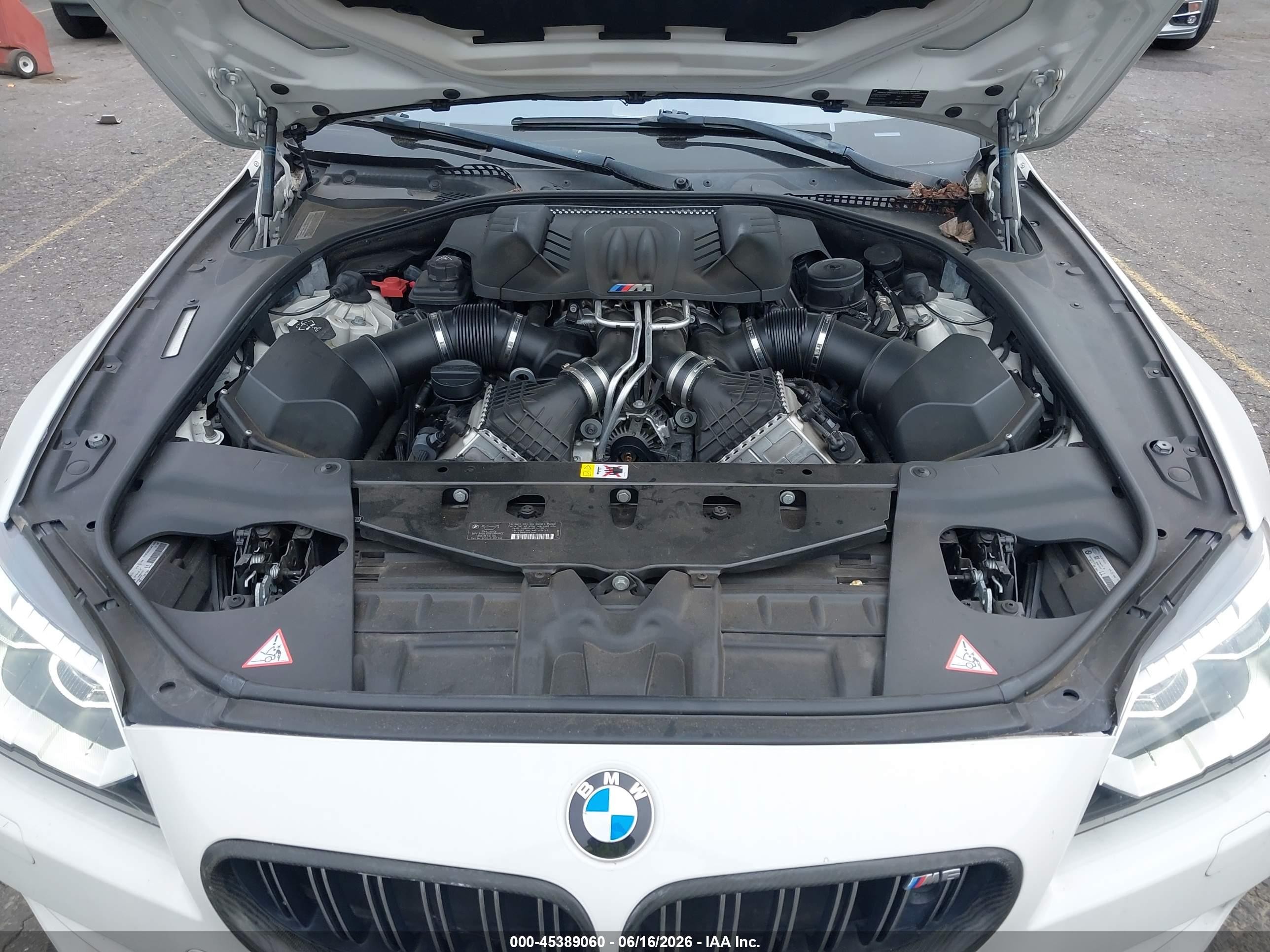 2014 Bmw M6 Gran Coupe   White vin: WBS6C9C58ED467415
