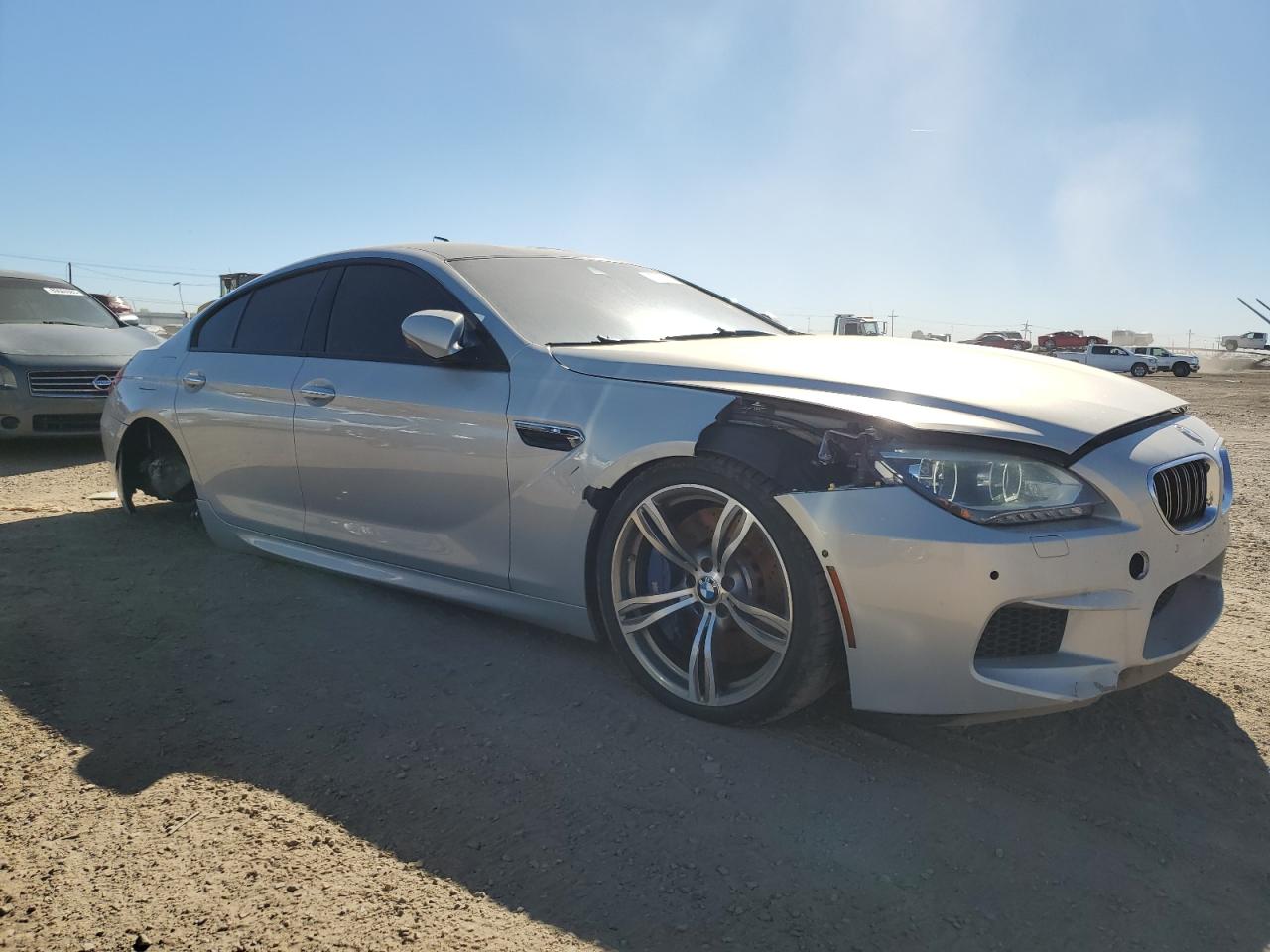 2014 Bmw M6 Gran Coupe Серебряный vin: WBS6C9C58EDV73721