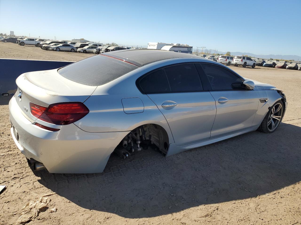 2014 Bmw M6 Gran Coupe Серебряный vin: WBS6C9C58EDV73721