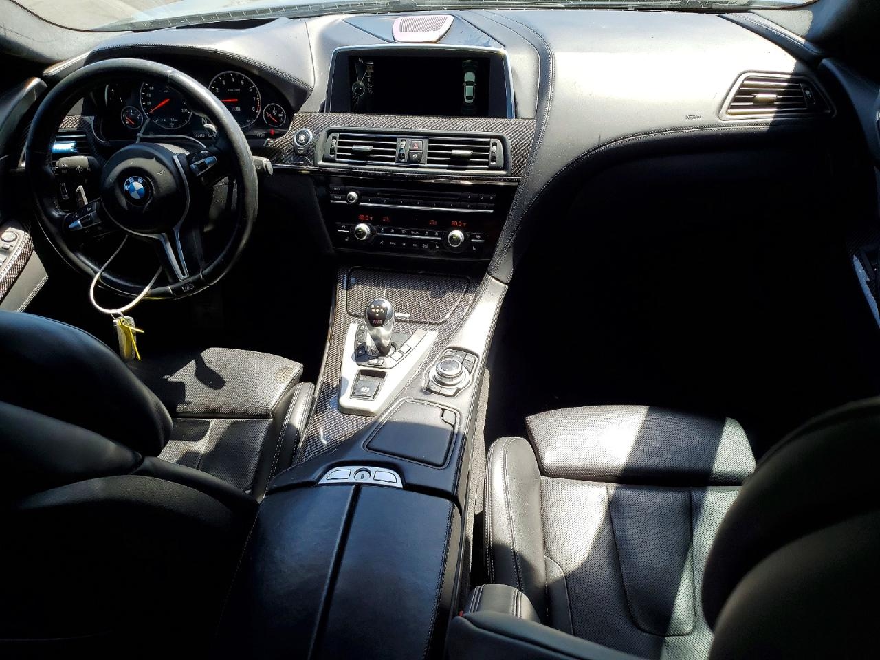 2014 Bmw M6 Gran Coupe Black vin: WBS6C9C58EDV73914