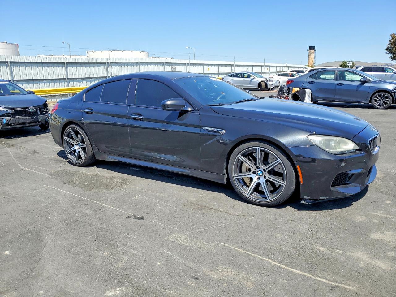 2014 Bmw M6 Gran Coupe Black vin: WBS6C9C58EDV73914
