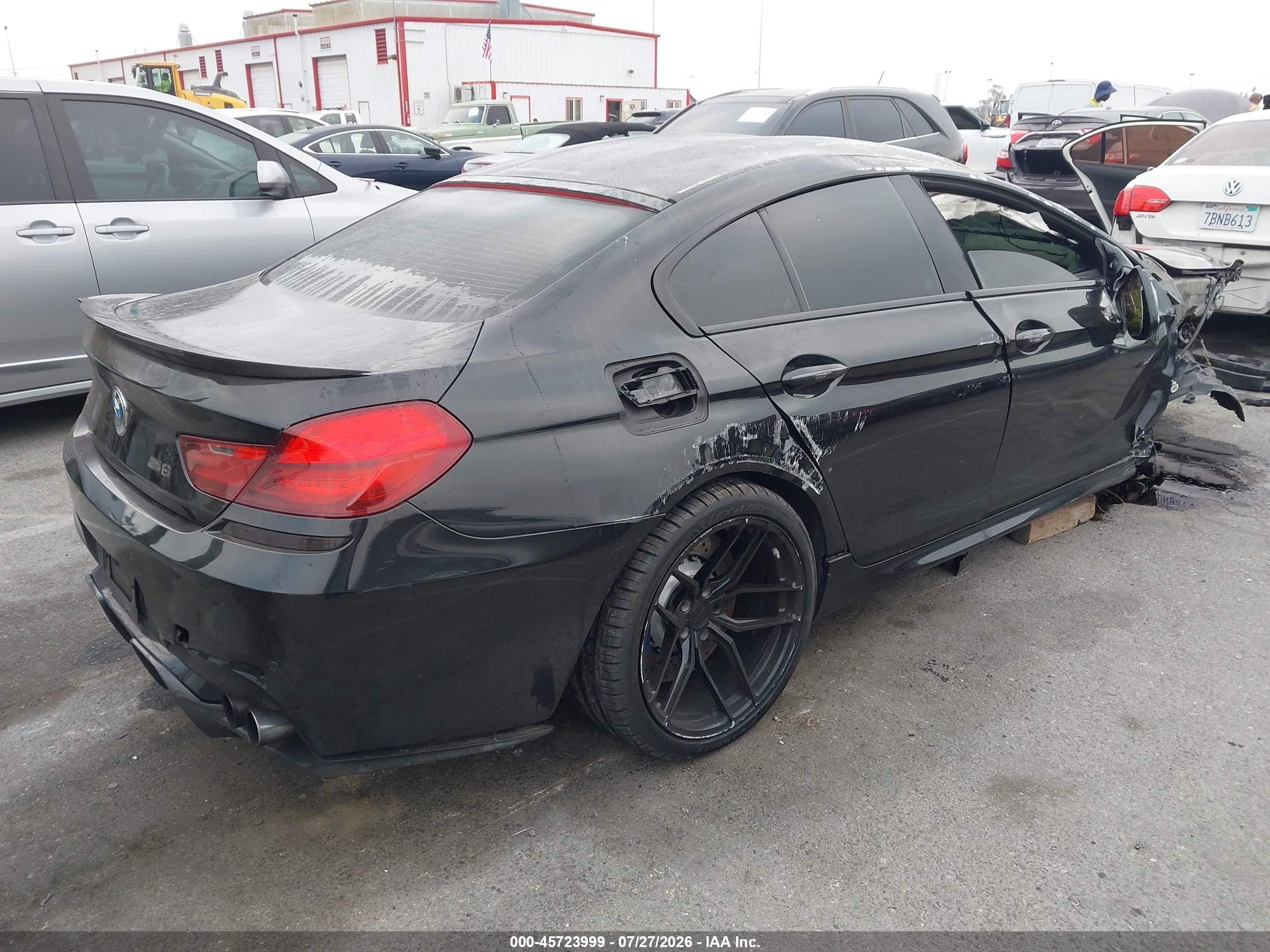 2014 Bmw M6 Gran Coupe   Черный vin: WBS6C9C59ED466998