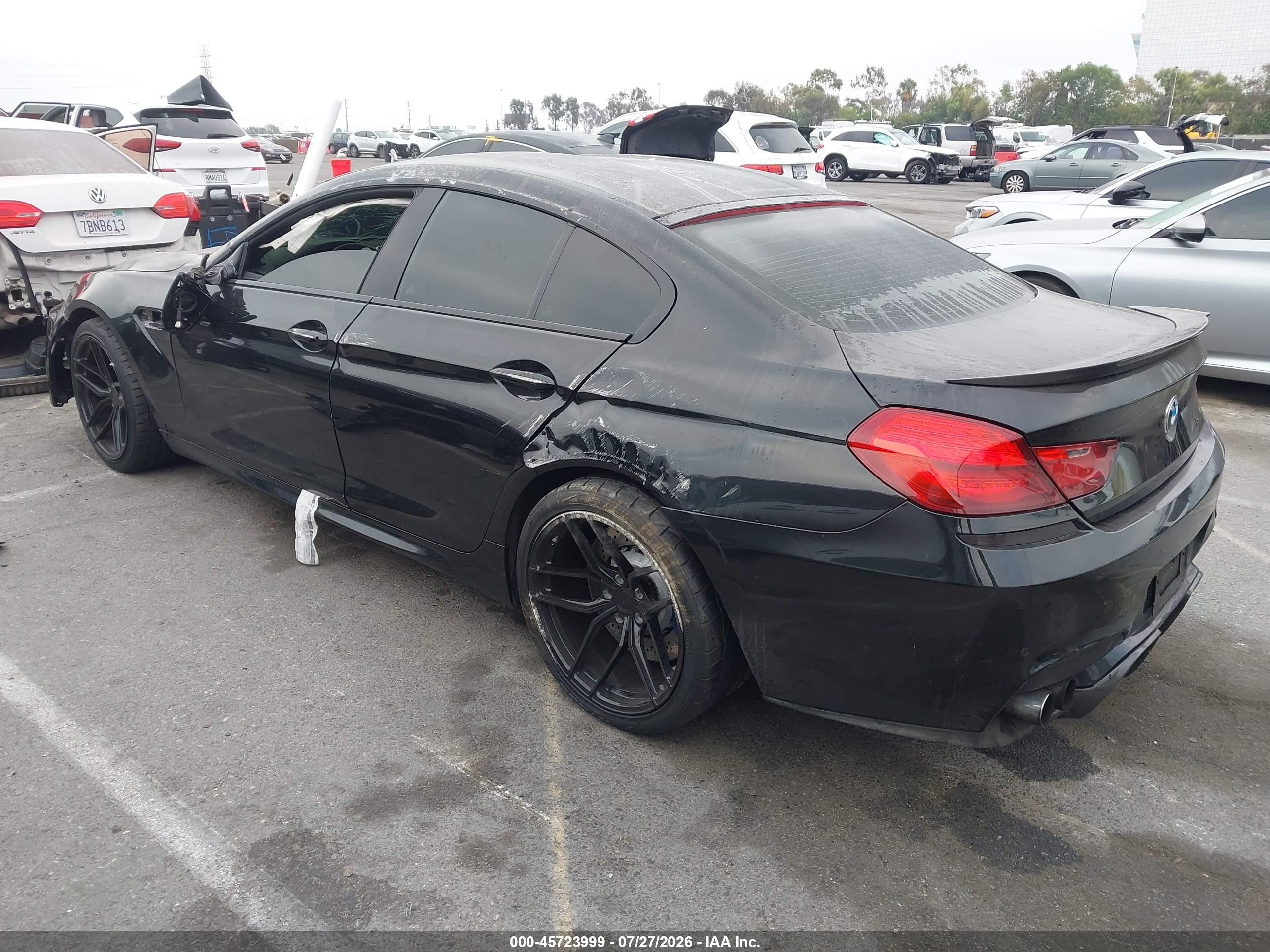 2014 Bmw M6 Gran Coupe   Черный vin: WBS6C9C59ED466998