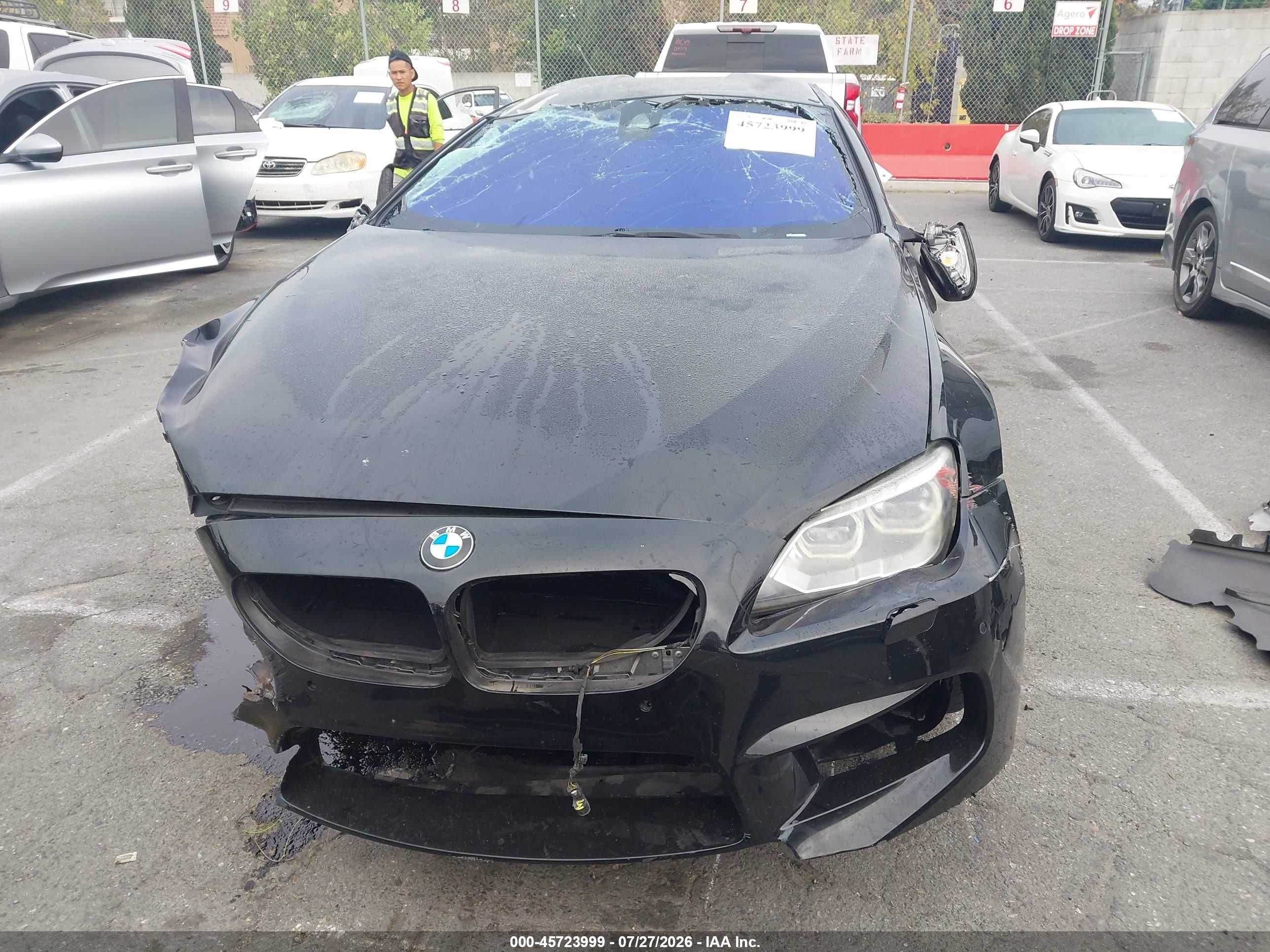 2014 Bmw M6 Gran Coupe   Черный vin: WBS6C9C59ED466998