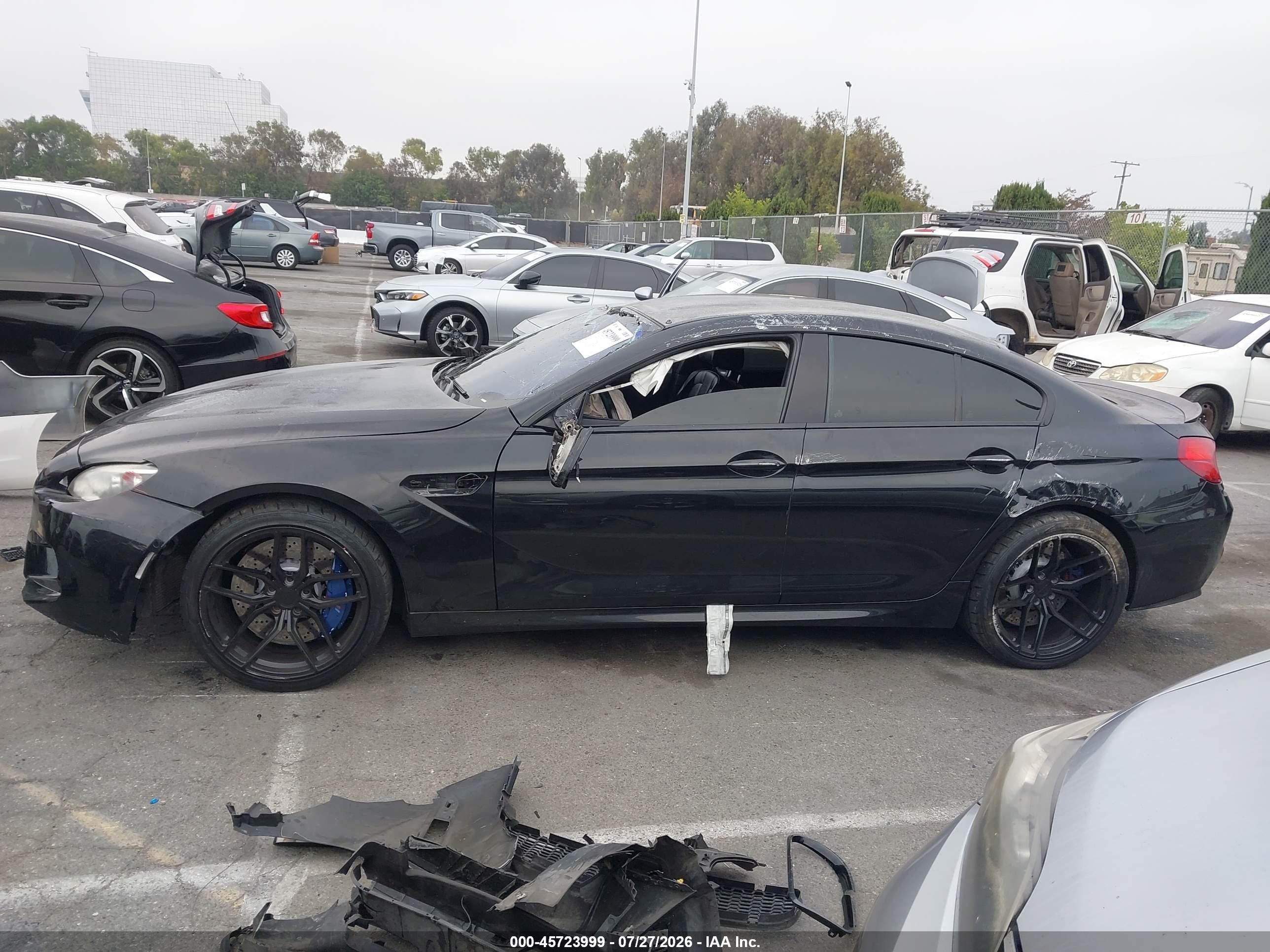 2014 Bmw M6 Gran Coupe   Черный vin: WBS6C9C59ED466998