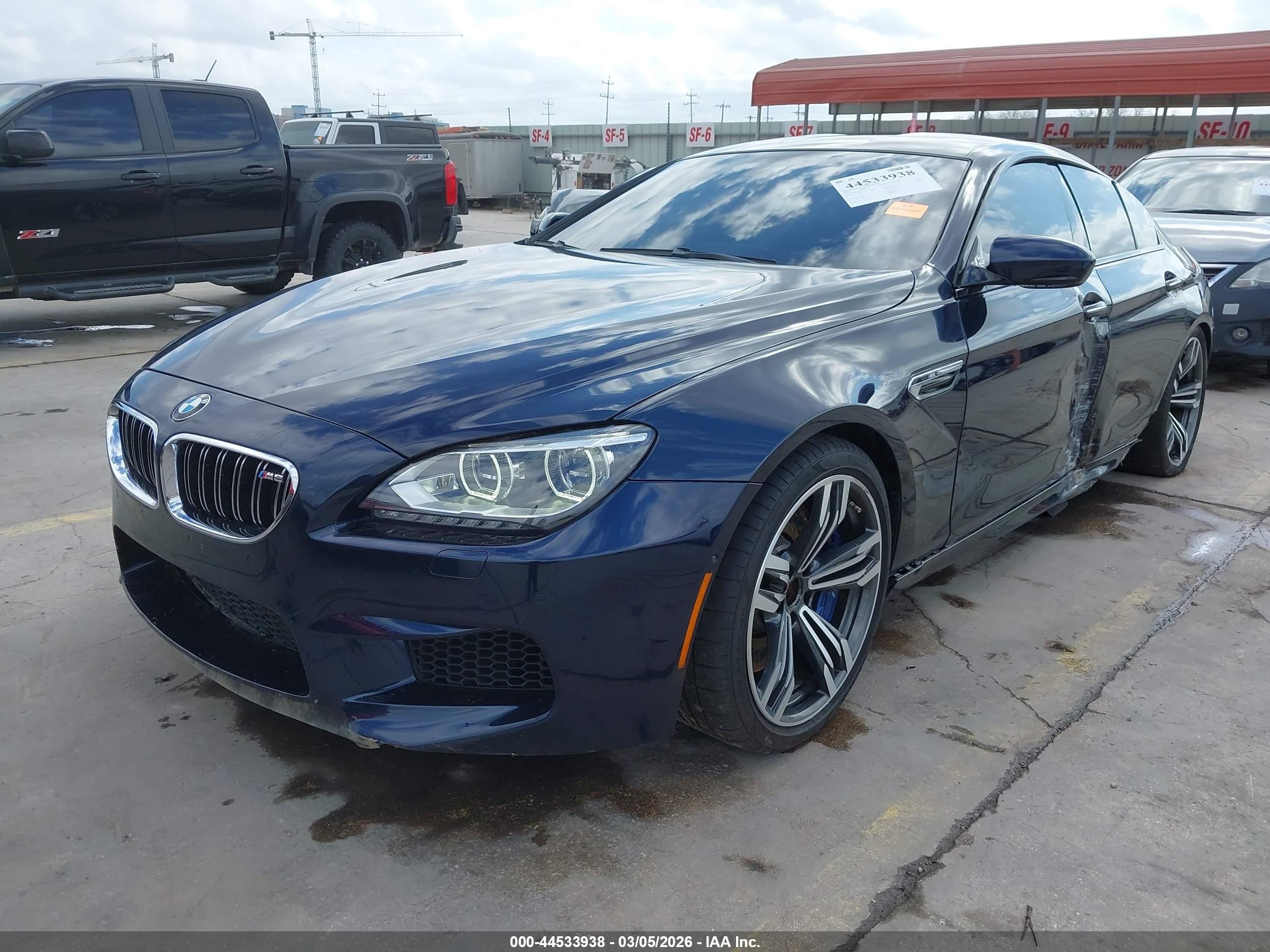 2014 Bmw M6 Gran Coupe   Dark Blue vin: WBS6C9C59ED467374