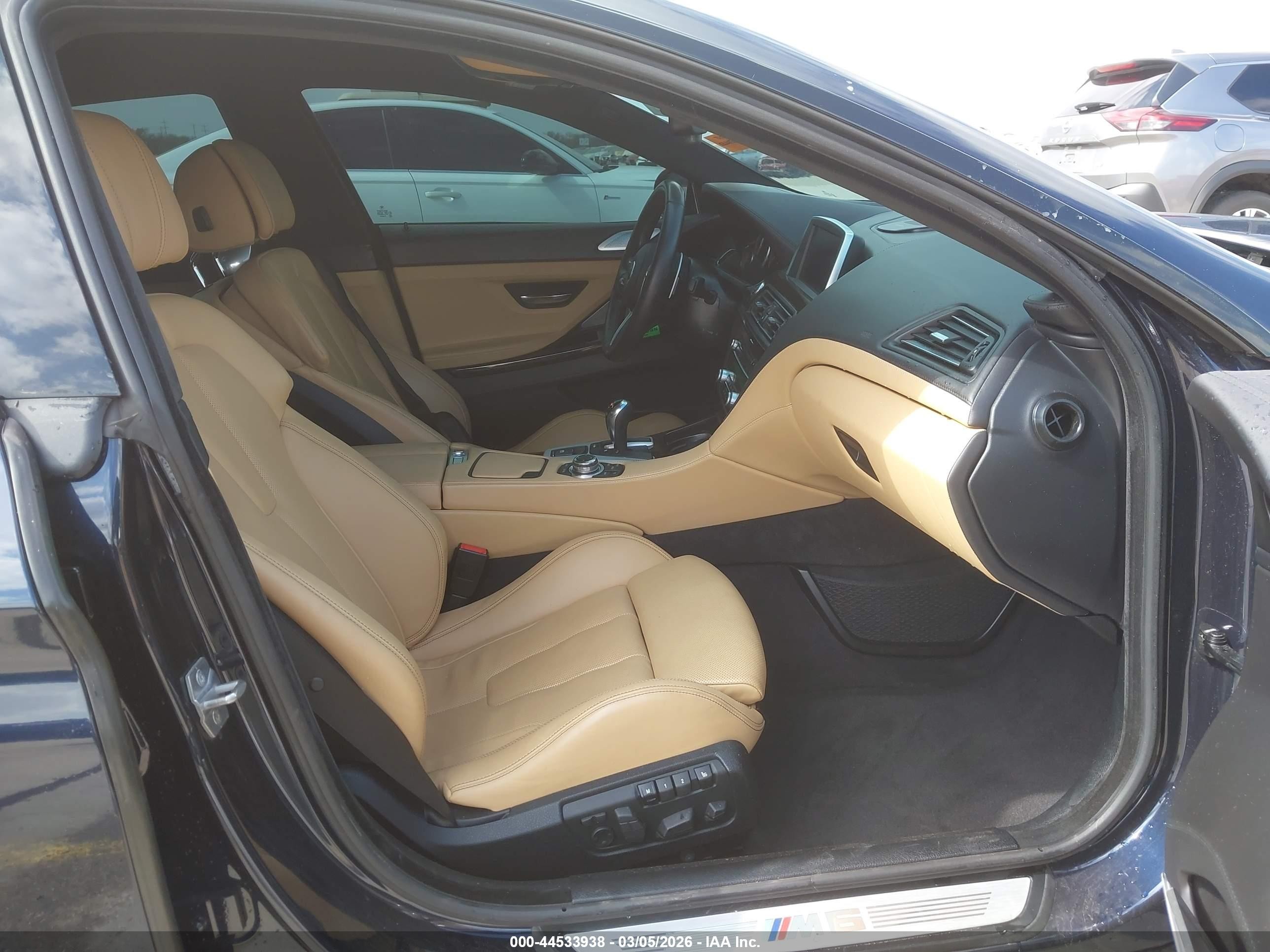 2014 Bmw M6 Gran Coupe   Dark Blue vin: WBS6C9C59ED467374