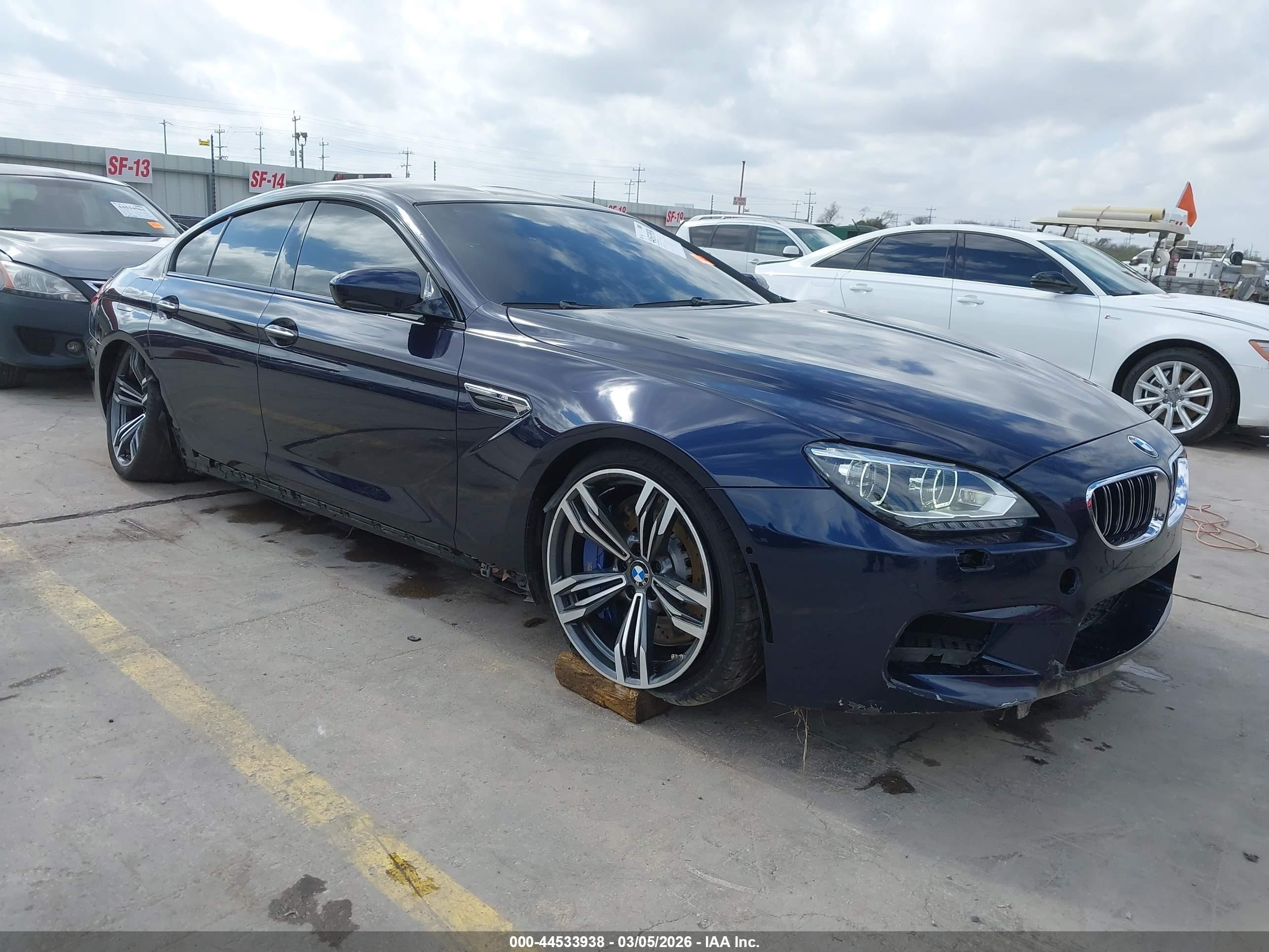 2014 Bmw M6 Gran Coupe   Dark Blue vin: WBS6C9C59ED467374