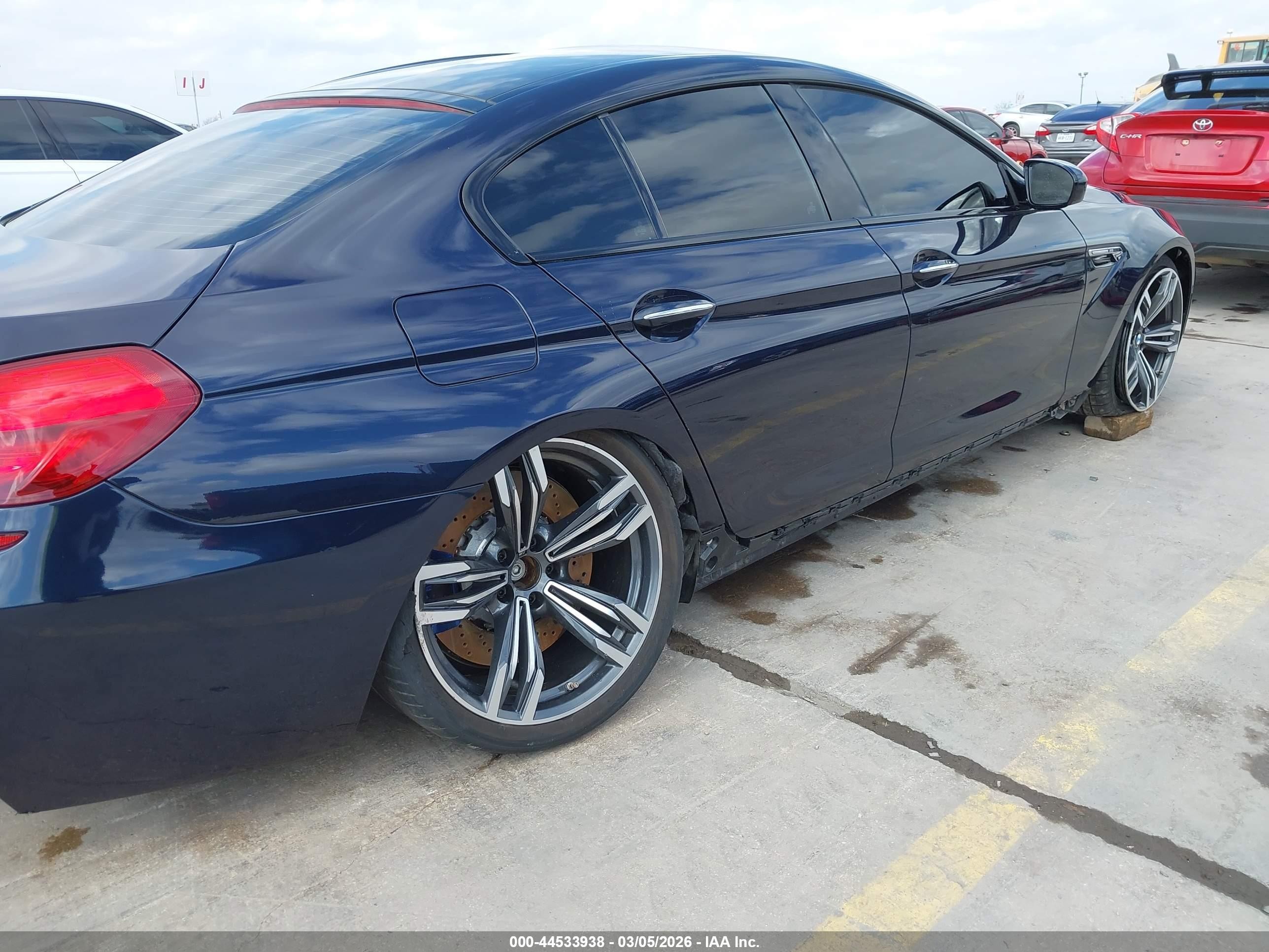 2014 Bmw M6 Gran Coupe   Dark Blue vin: WBS6C9C59ED467374