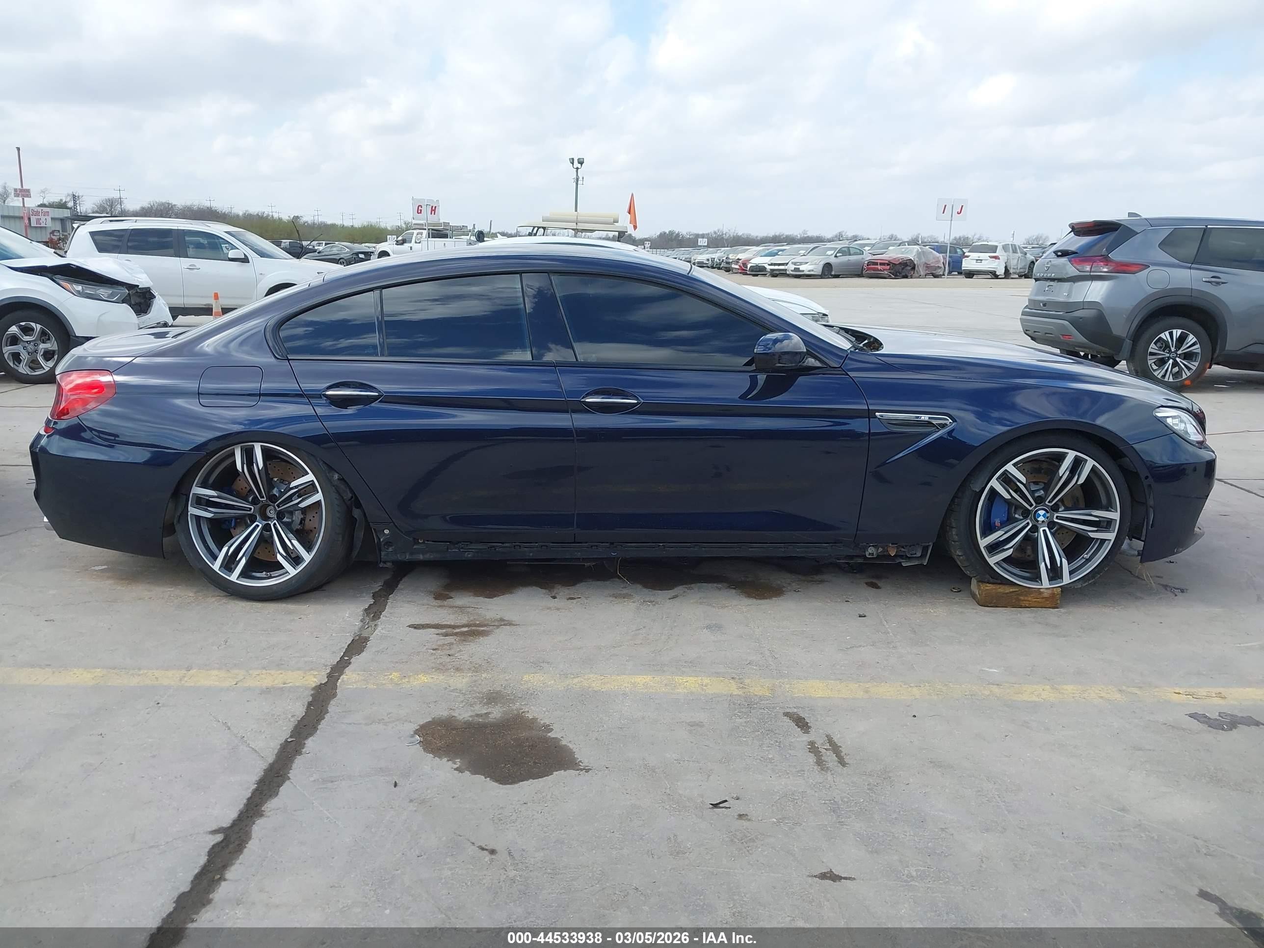 2014 Bmw M6 Gran Coupe   Dark Blue vin: WBS6C9C59ED467374