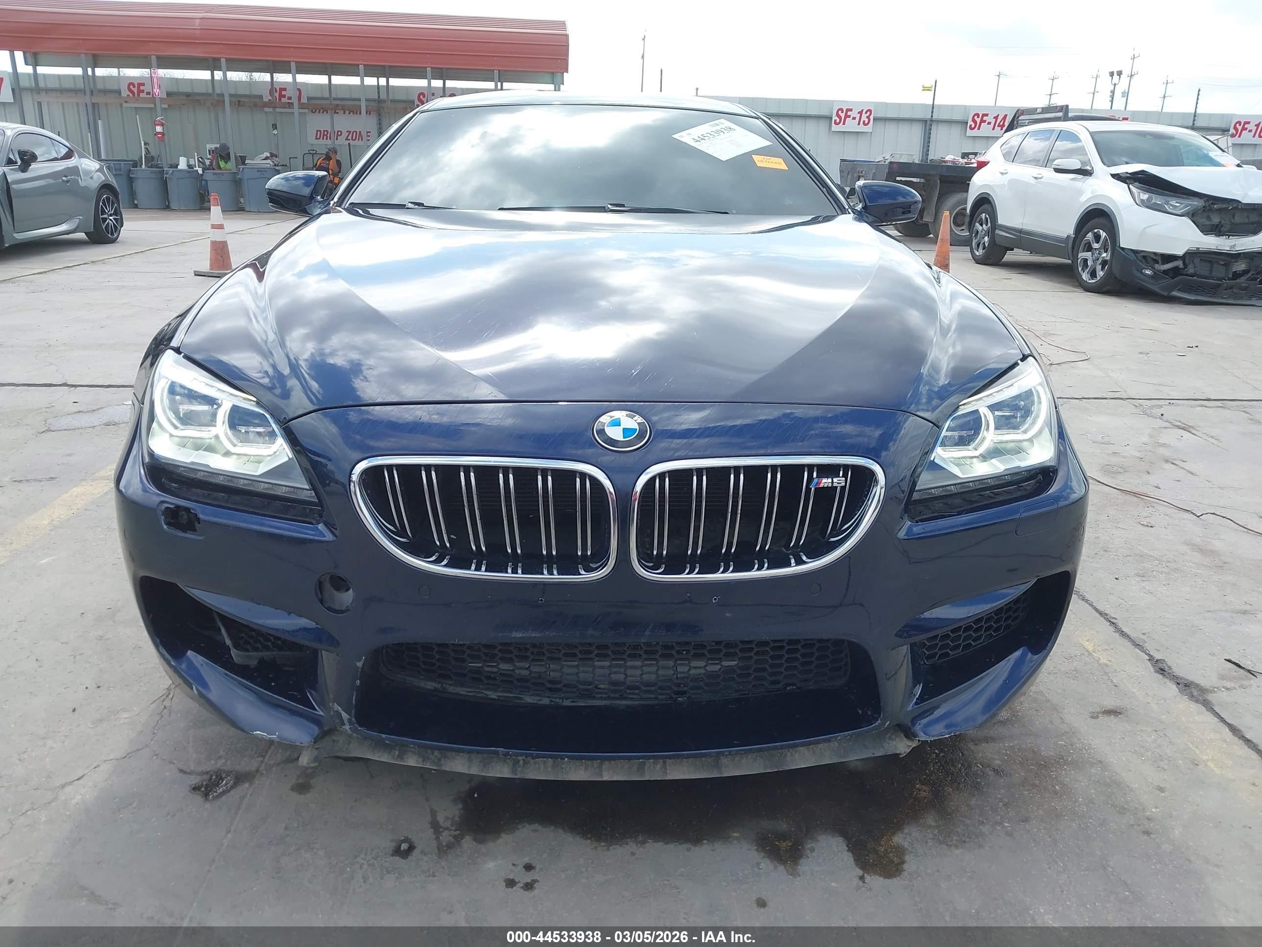 2014 Bmw M6 Gran Coupe   Dark Blue vin: WBS6C9C59ED467374