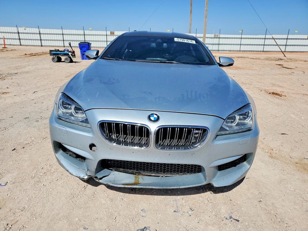 2014 Bmw M6 Gran Coupe Silver vin: WBS6C9C59EDV73517