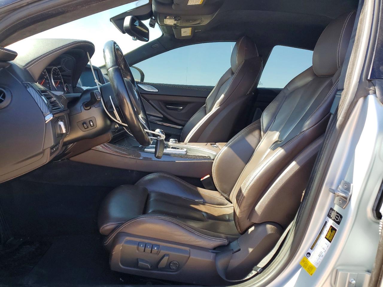 2014 Bmw M6 Gran Coupe Silver vin: WBS6C9C59EDV73517