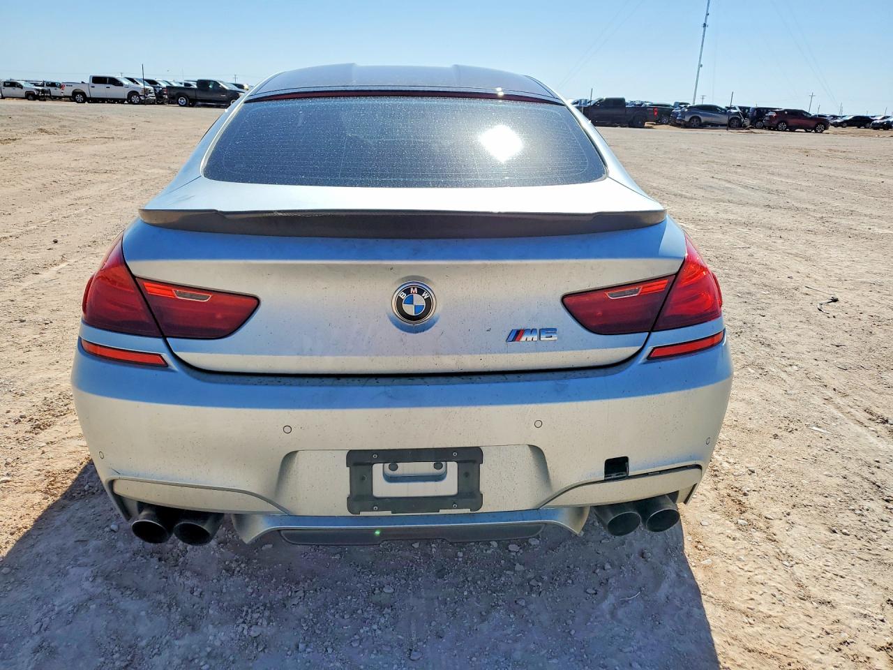 2014 Bmw M6 Gran Coupe Silver vin: WBS6C9C59EDV73517