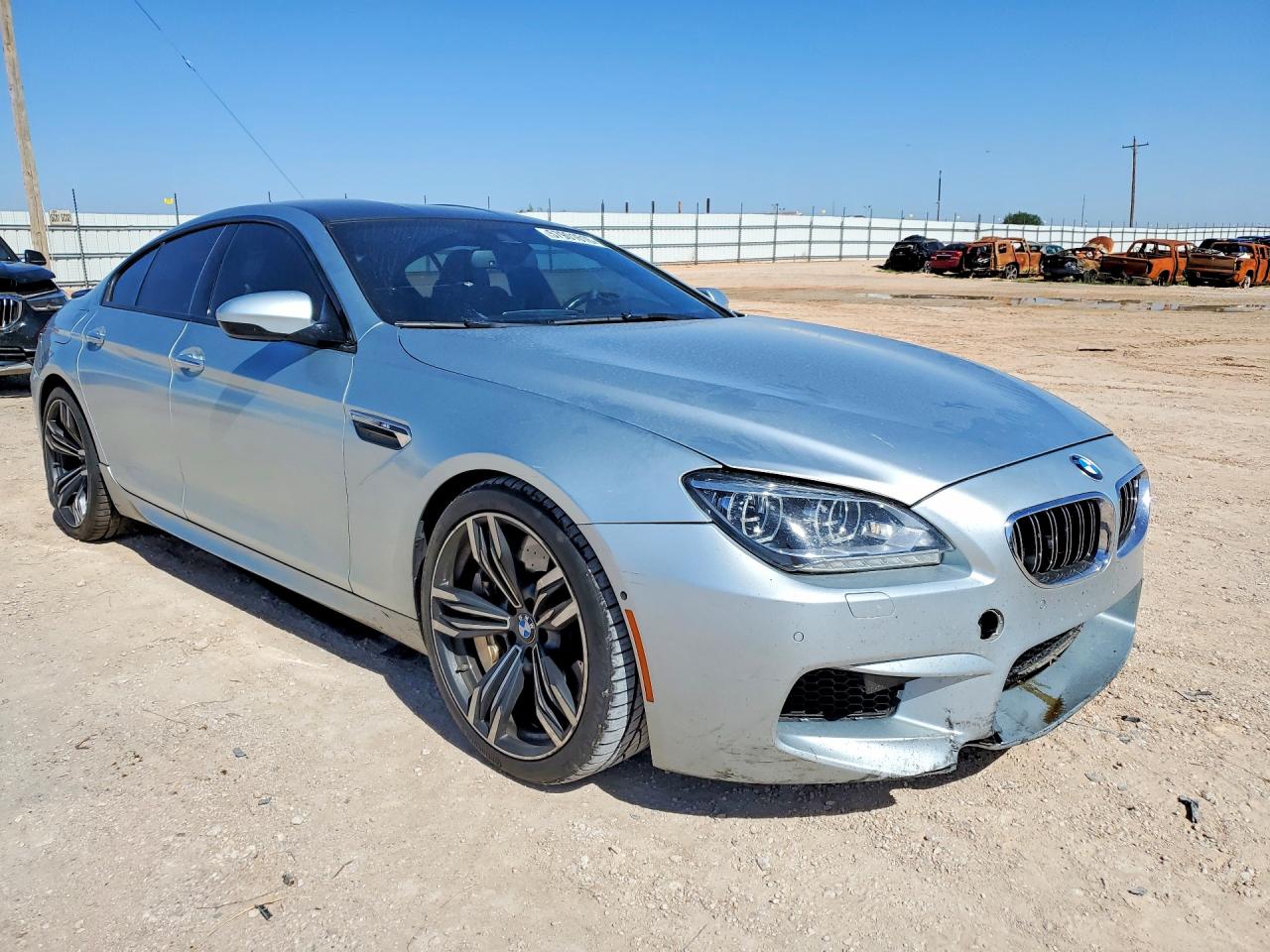 2014 Bmw M6 Gran Coupe Silver vin: WBS6C9C59EDV73517