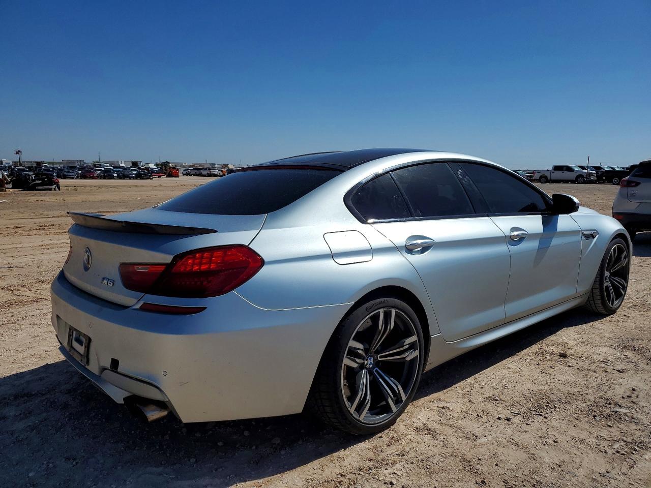2014 Bmw M6 Gran Coupe Silver vin: WBS6C9C59EDV73517
