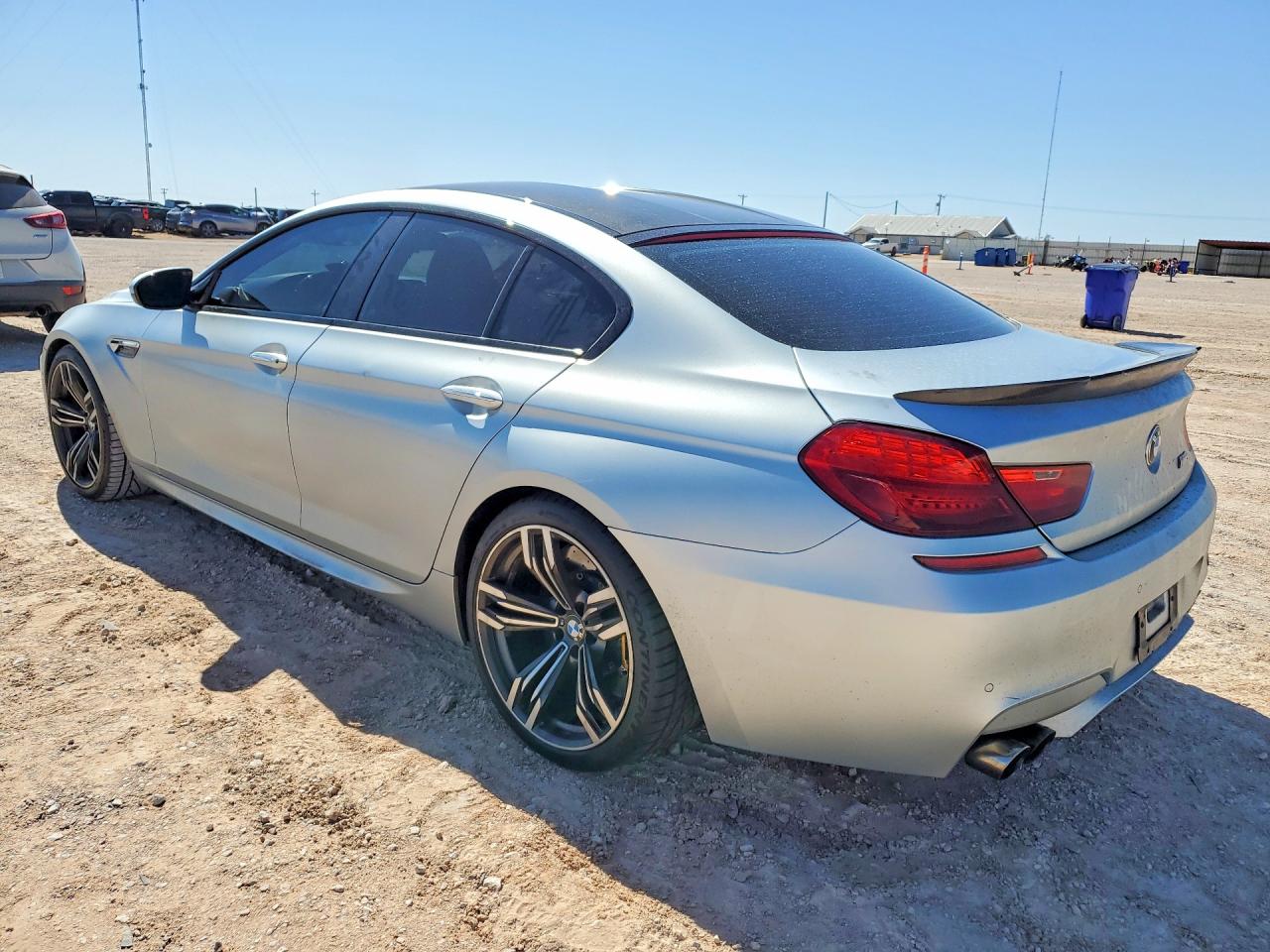 2014 Bmw M6 Gran Coupe Silver vin: WBS6C9C59EDV73517