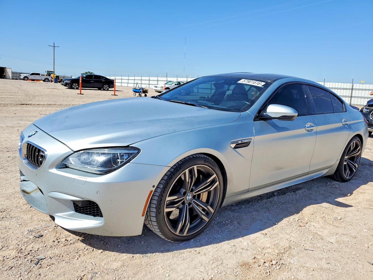 2014 Bmw M6 Gran Coupe Silver vin: WBS6C9C59EDV73517