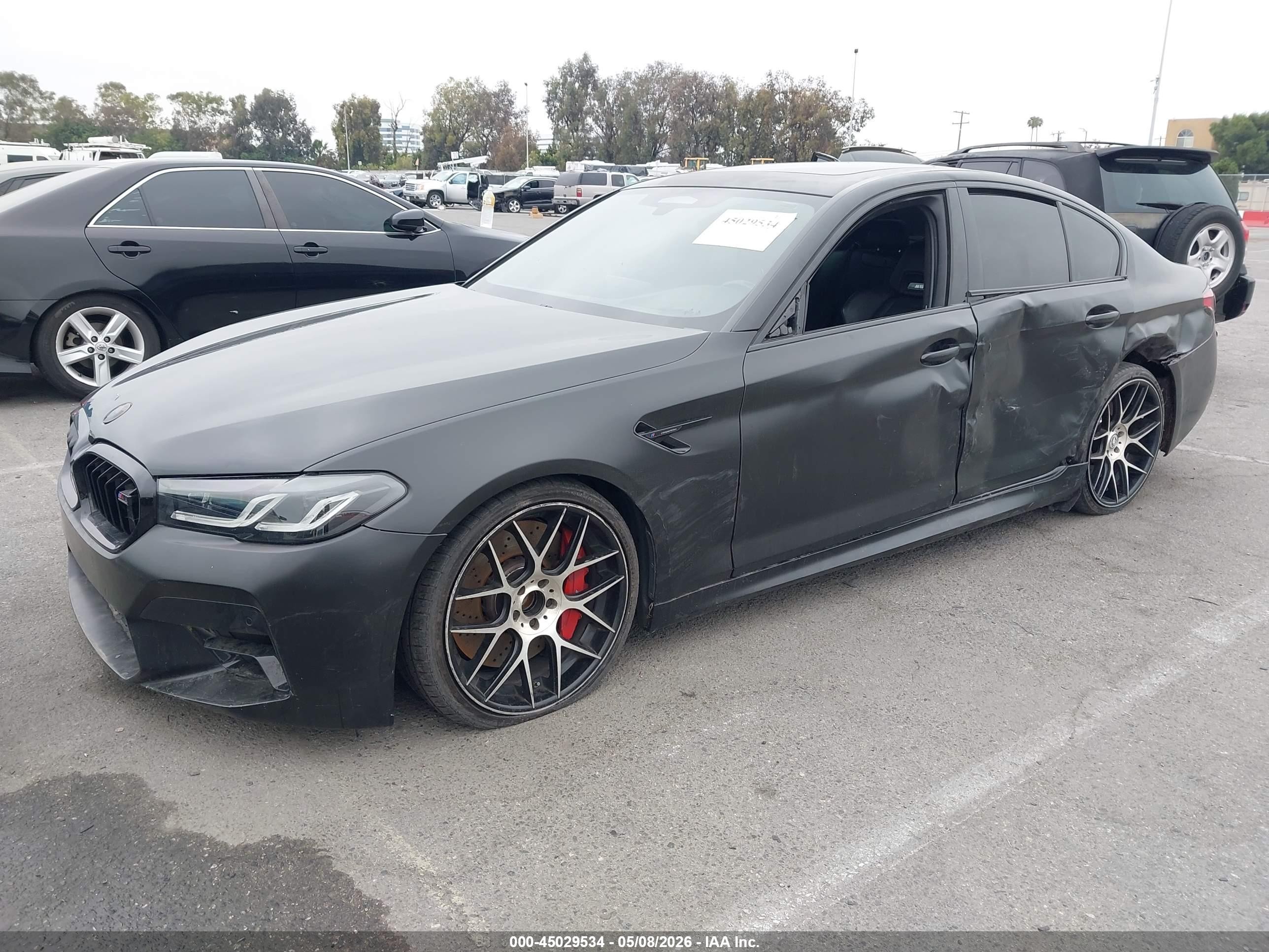 2021 Bmw M5   Черный vin: WBS83CH06MCH06521