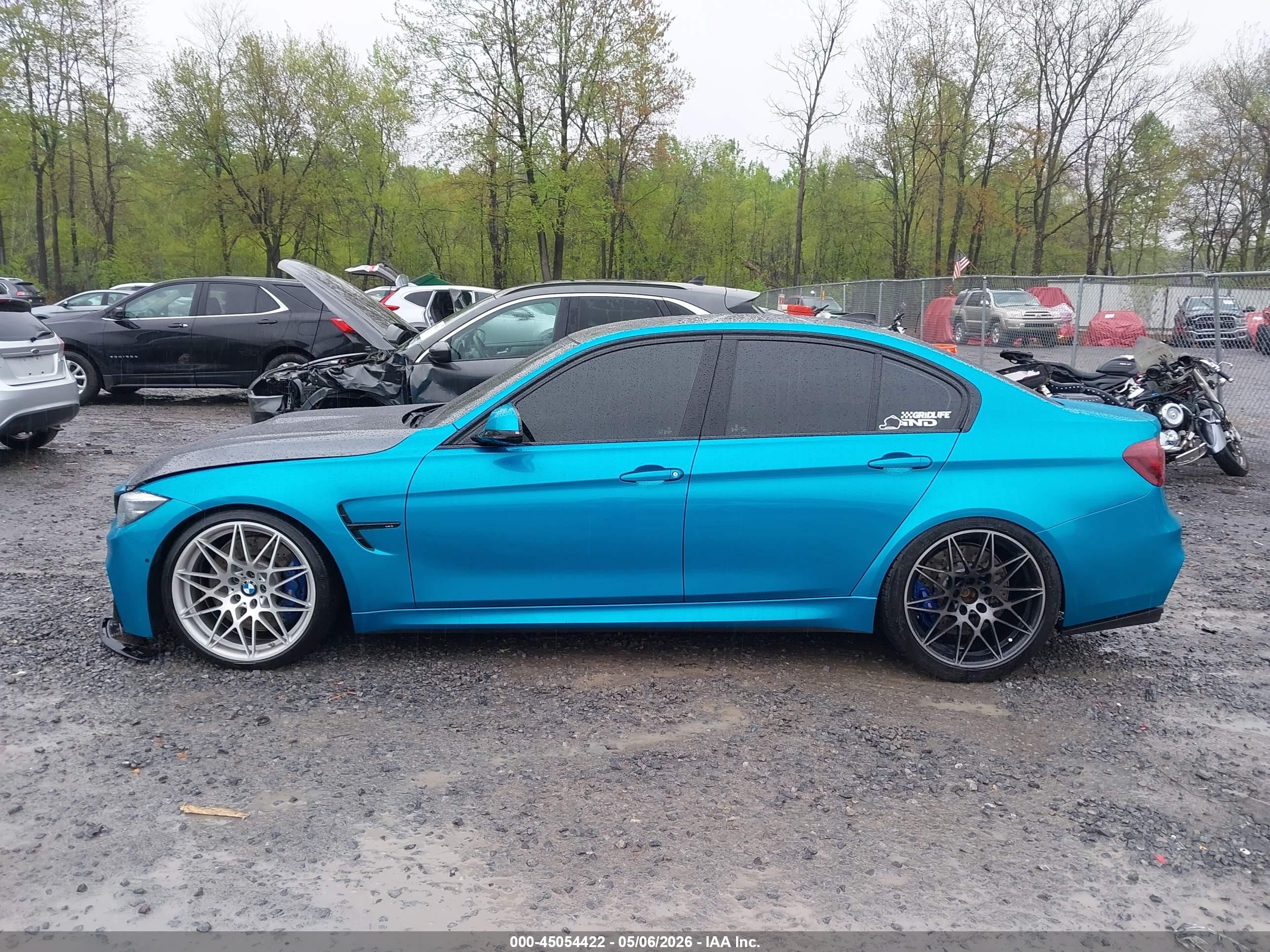 2018 Bmw M3 Cs Teal vin: WBS8M9C54J5J79790