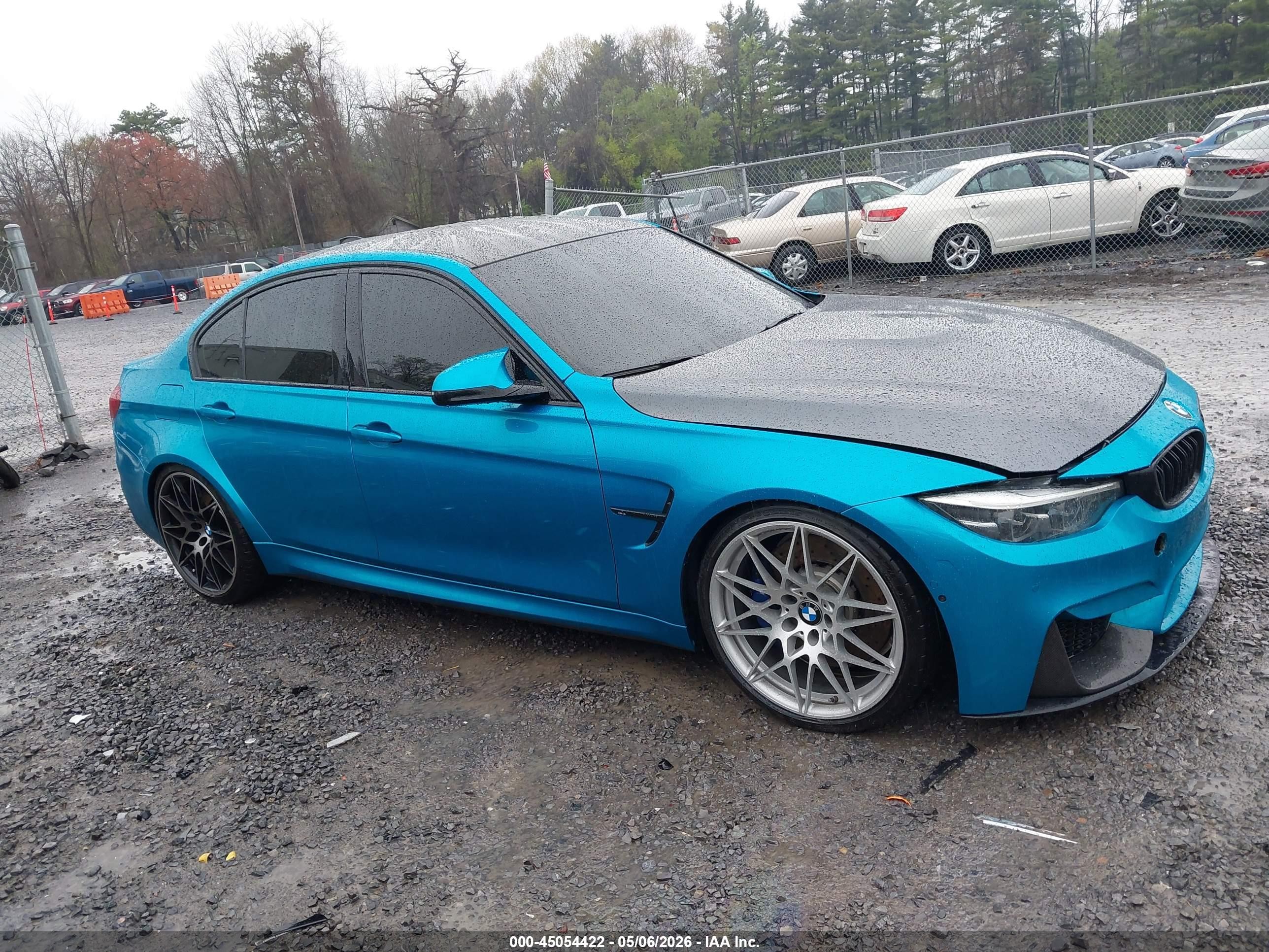 2018 Bmw M3 Cs Teal vin: WBS8M9C54J5J79790