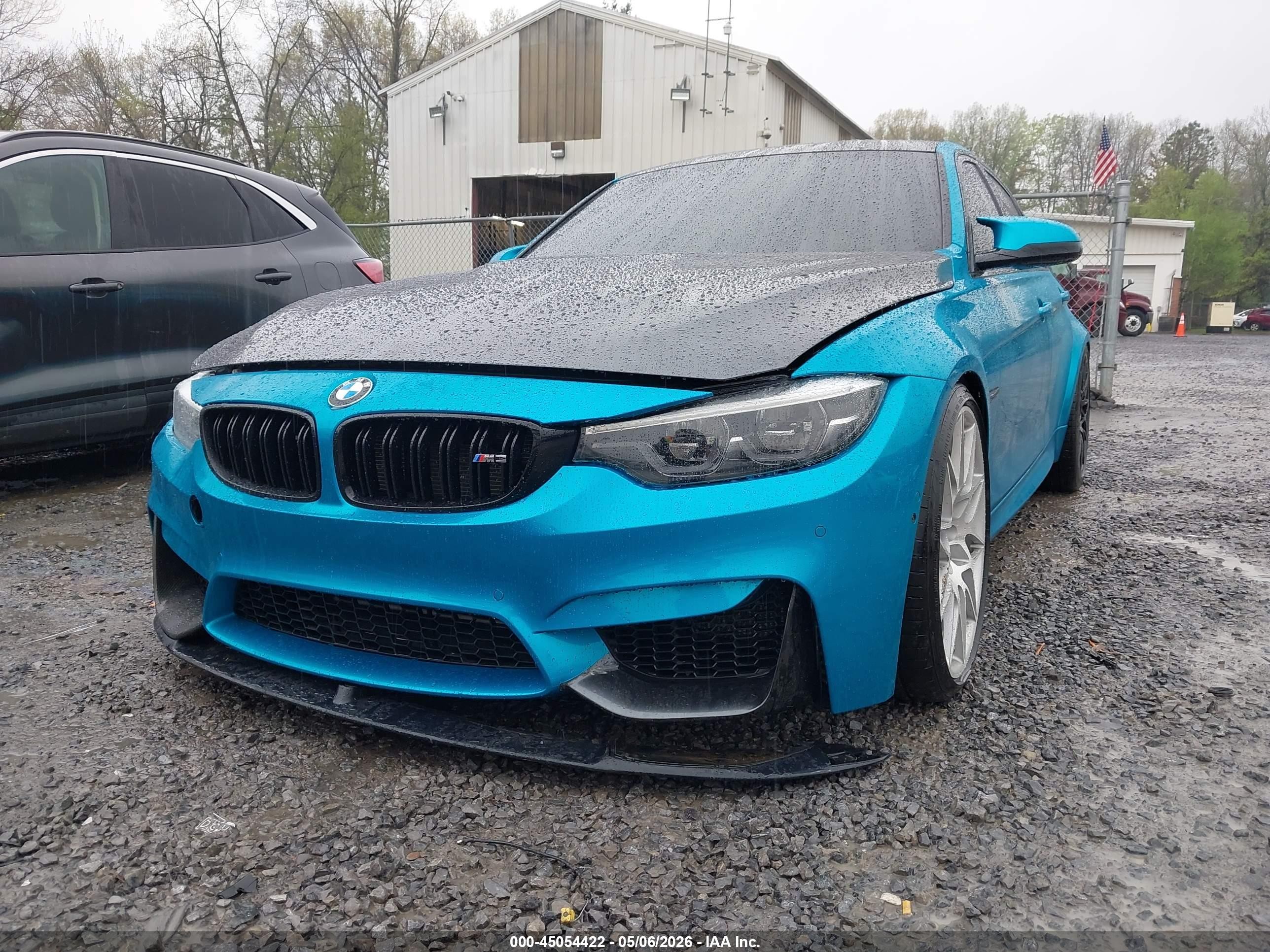 2018 Bmw M3 Cs Teal vin: WBS8M9C54J5J79790