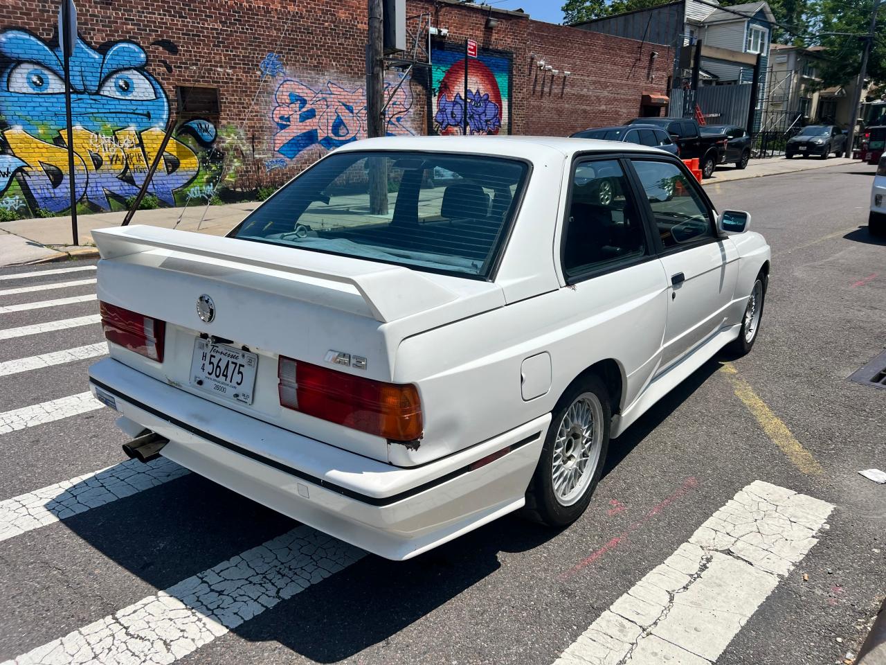 1988 Bmw M3 White vin: WBSAK0302J2195088