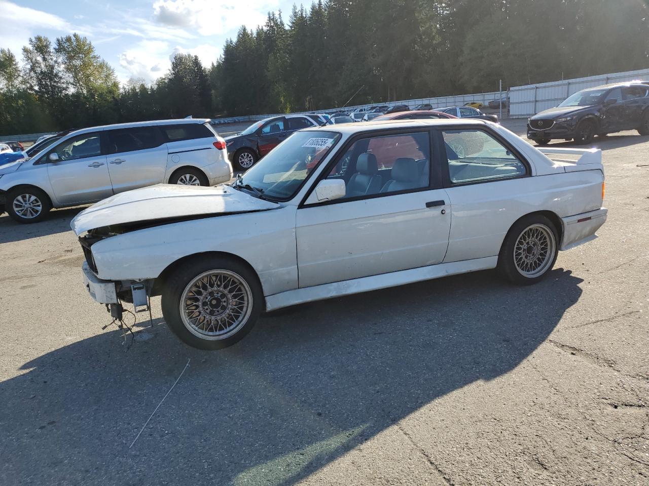 1988 Bmw M3 White vin: WBSAK0307J2197936