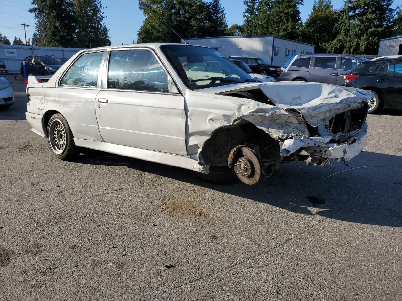 1988 Bmw M3 White vin: WBSAK0307J2197936