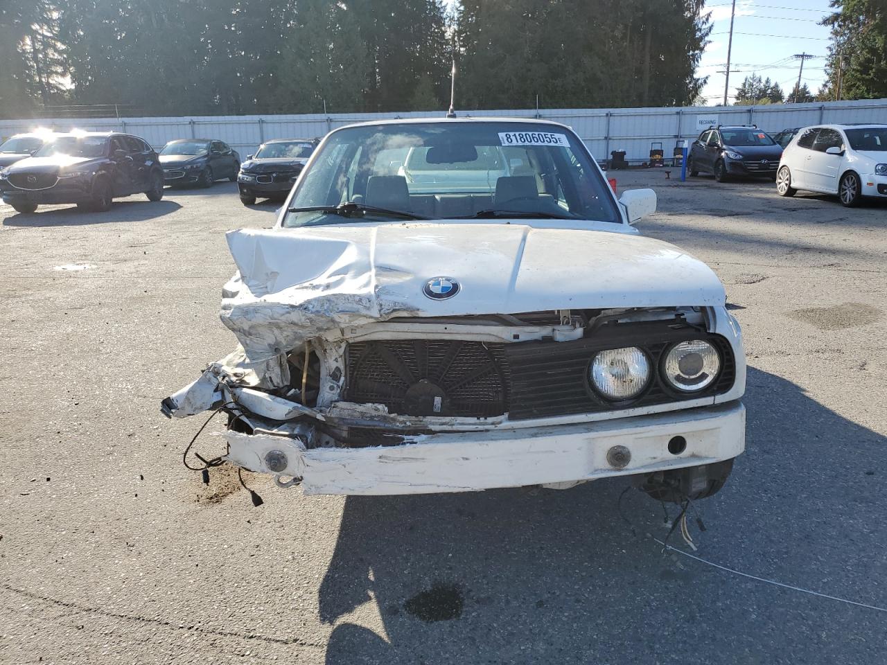 1988 Bmw M3 White vin: WBSAK0307J2197936