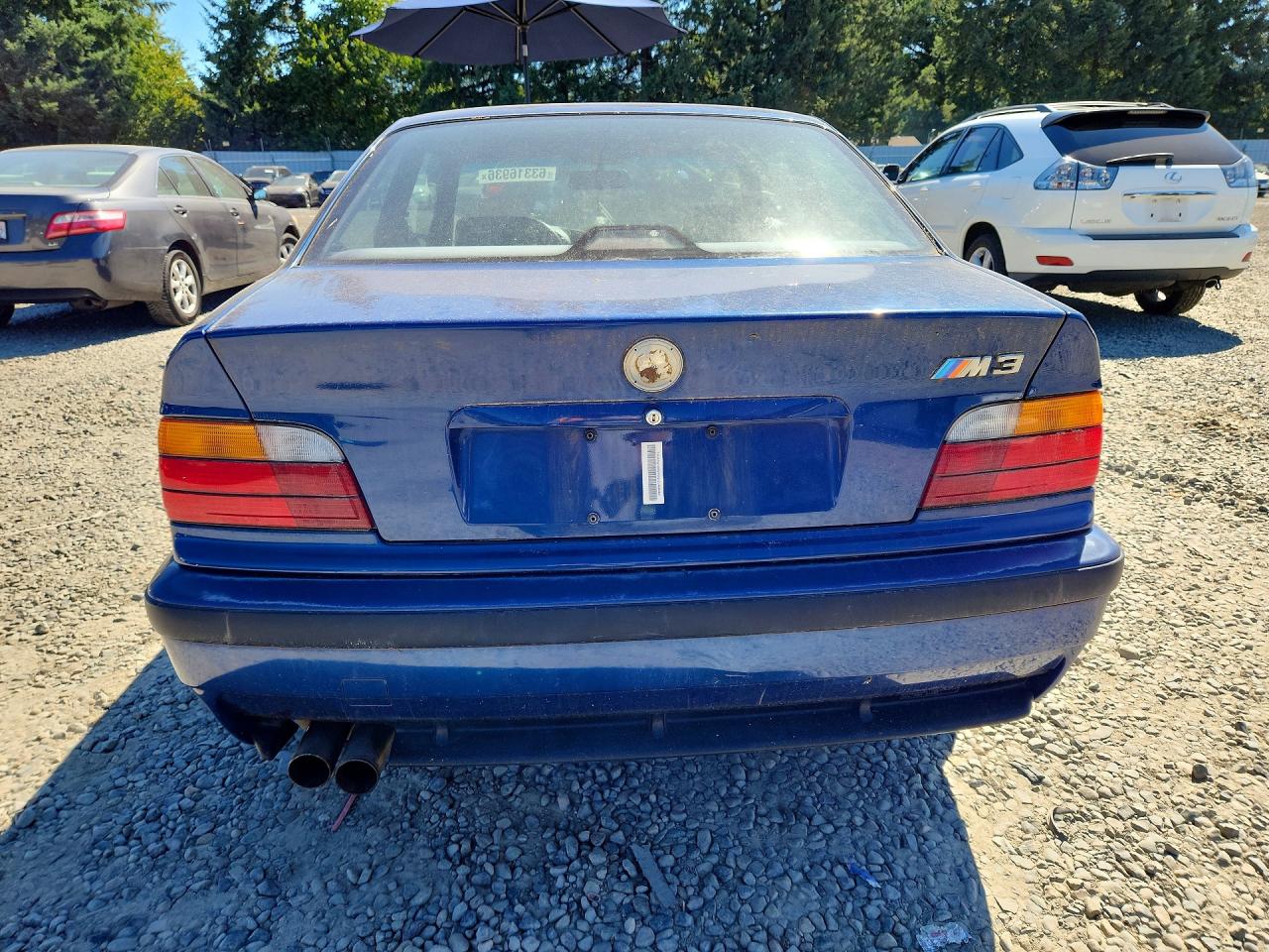 1995 Bmw M3 Automatic Blue vin: WBSBF0326SEN90661