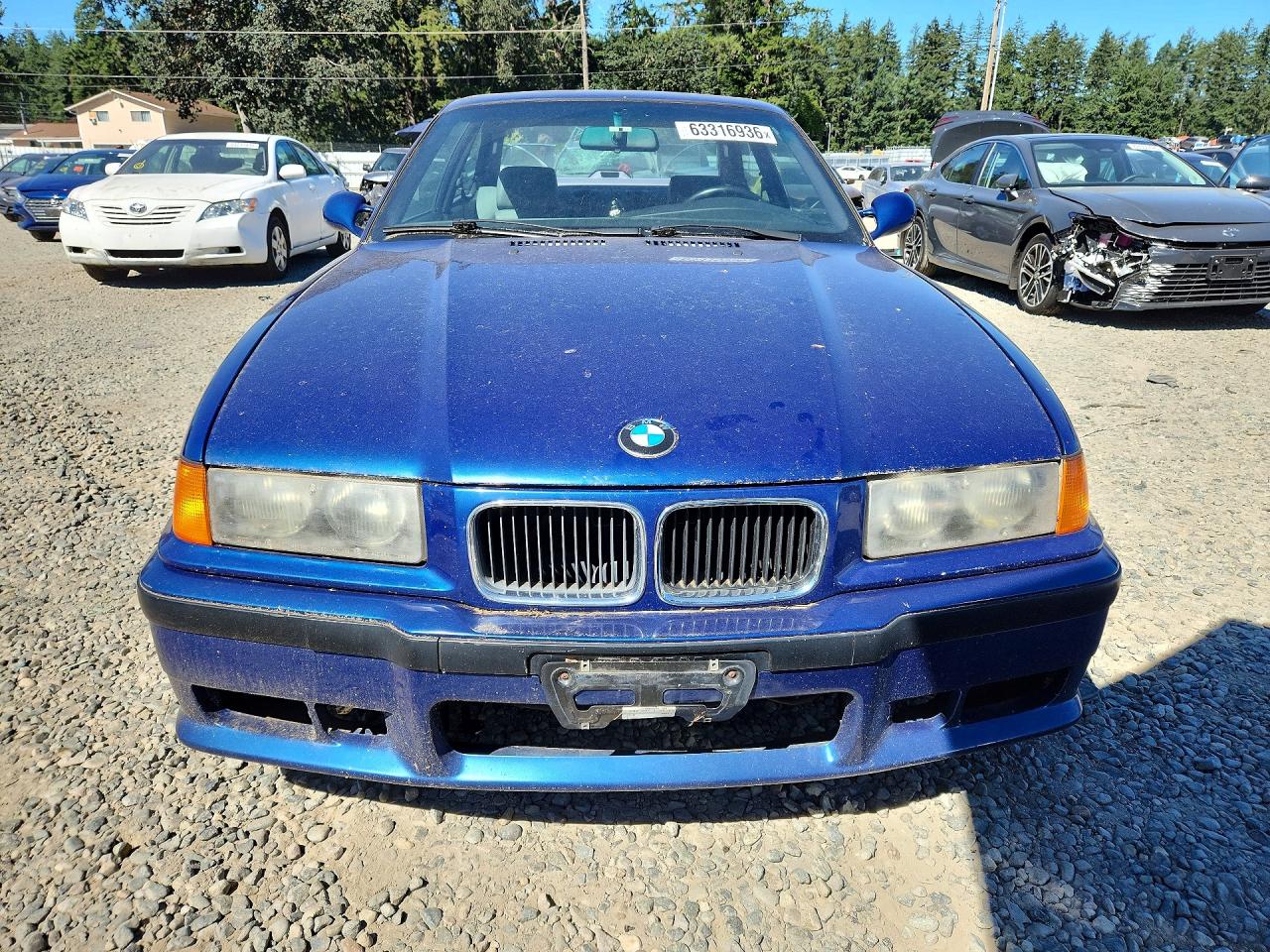1995 Bmw M3 Automatic Blue vin: WBSBF0326SEN90661