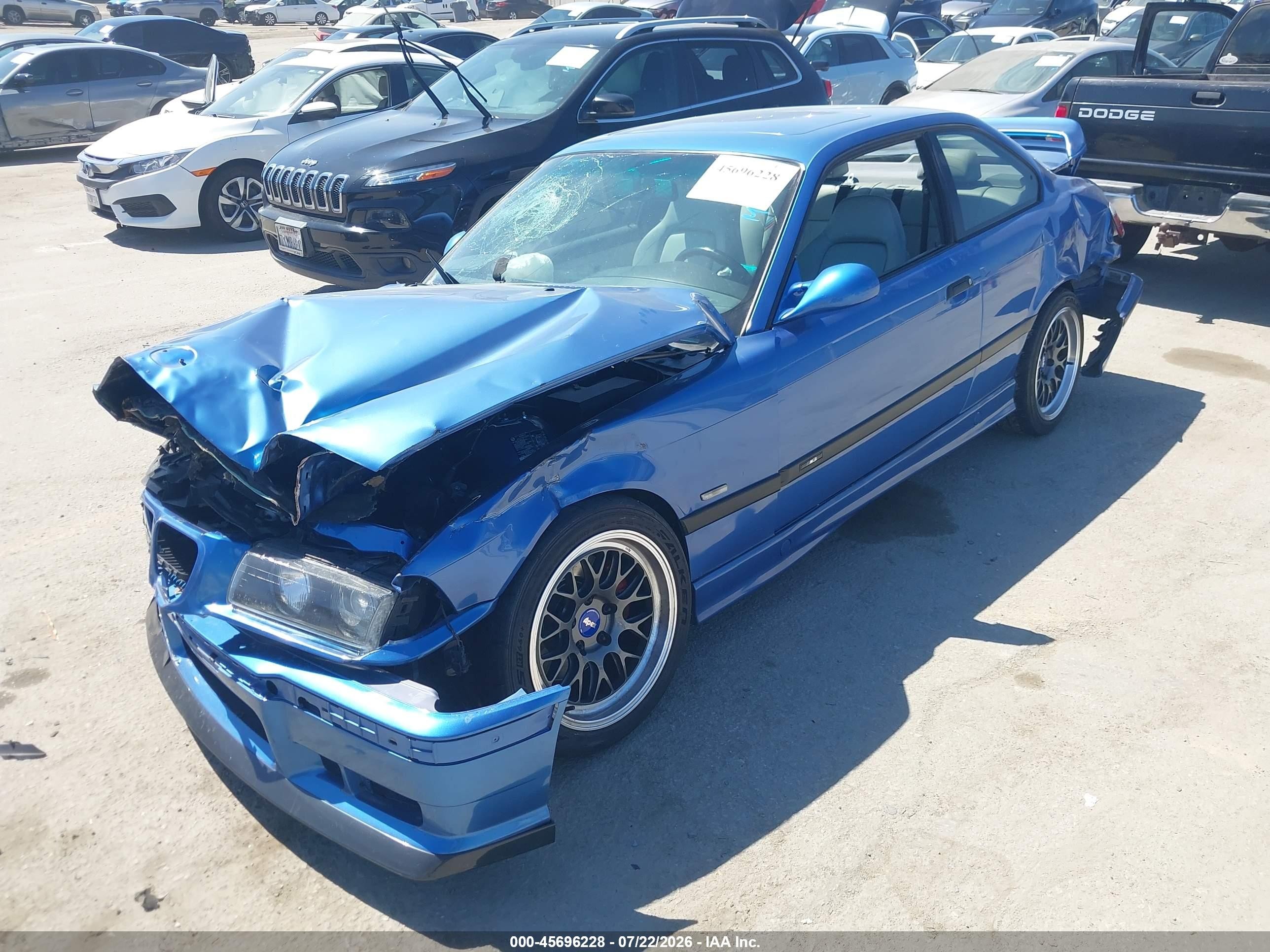 1999 Bmw M3   Blue vin: WBSBG9330XEY82887
