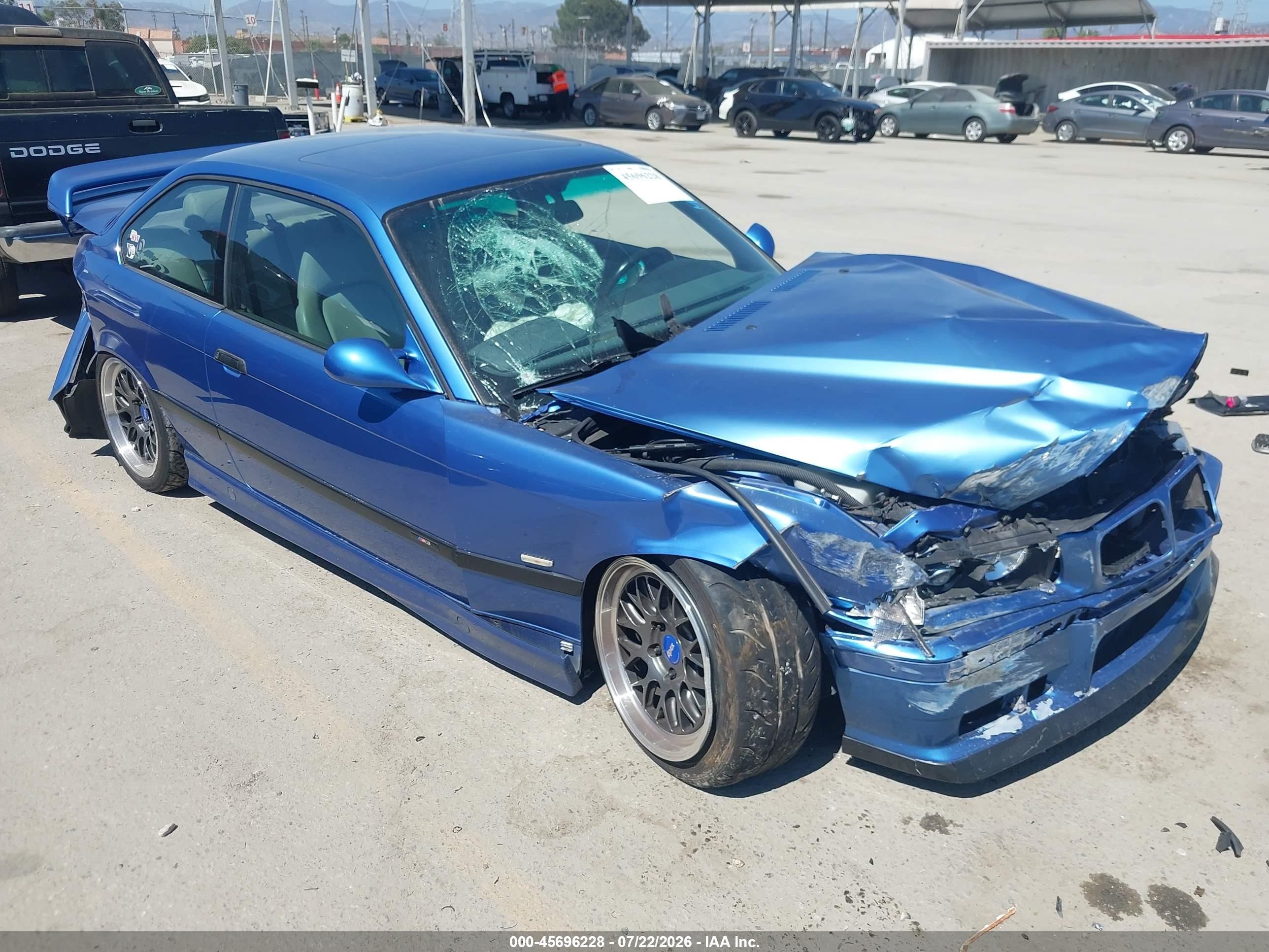 1999 Bmw M3   Blue vin: WBSBG9330XEY82887