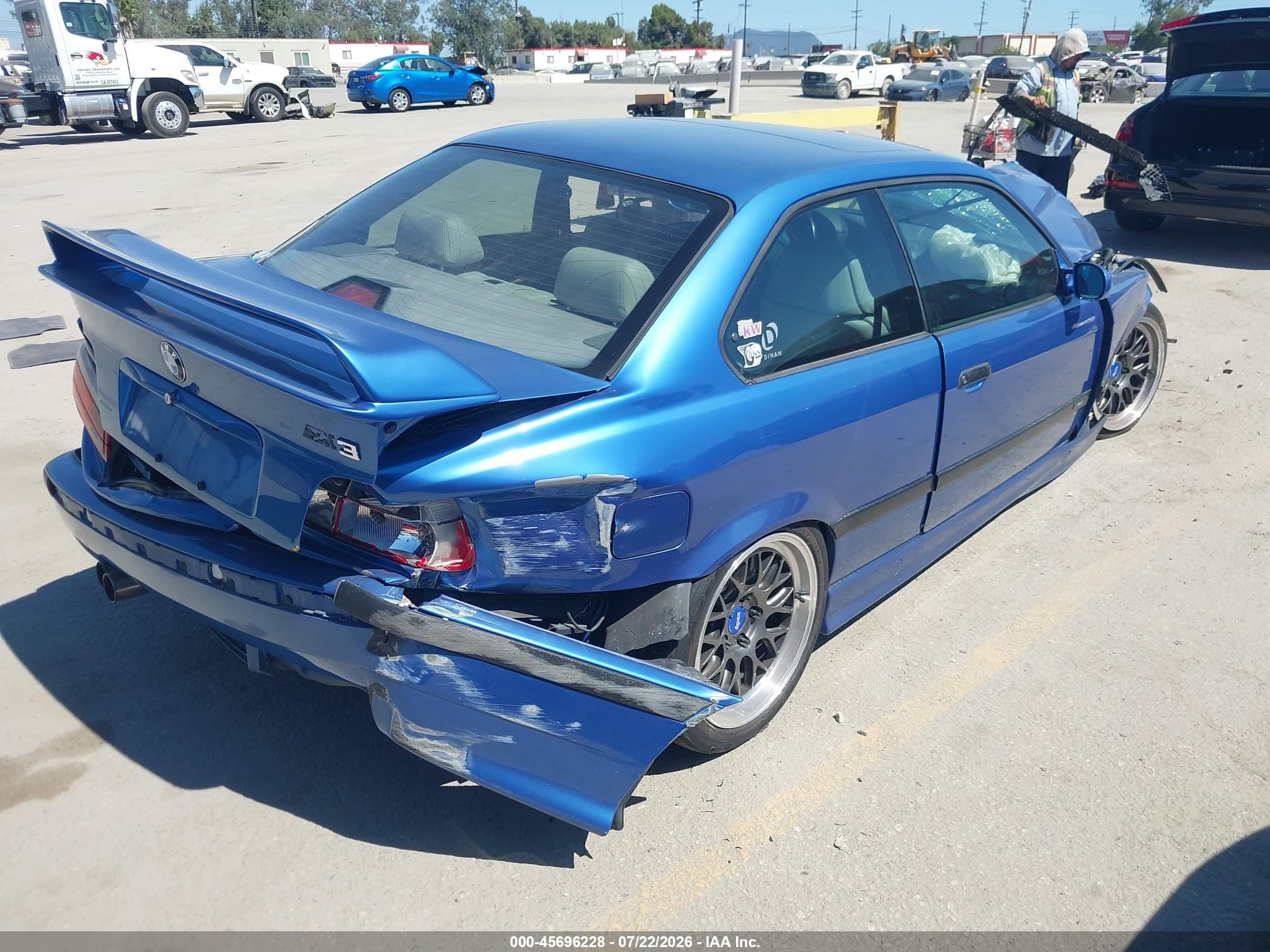1999 Bmw M3   Blue vin: WBSBG9330XEY82887
