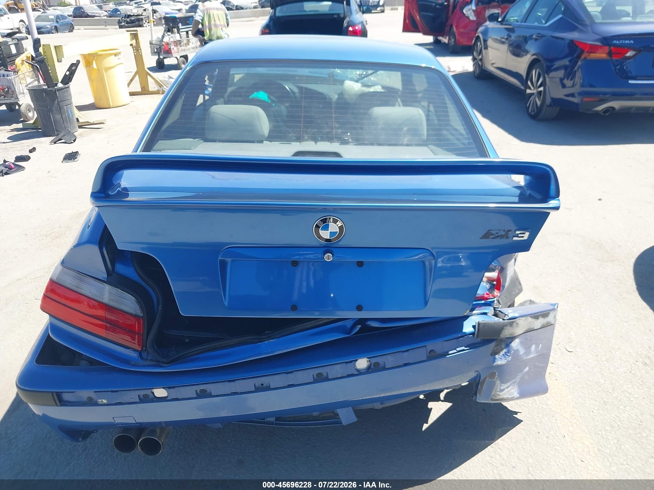 1999 Bmw M3   Blue vin: WBSBG9330XEY82887