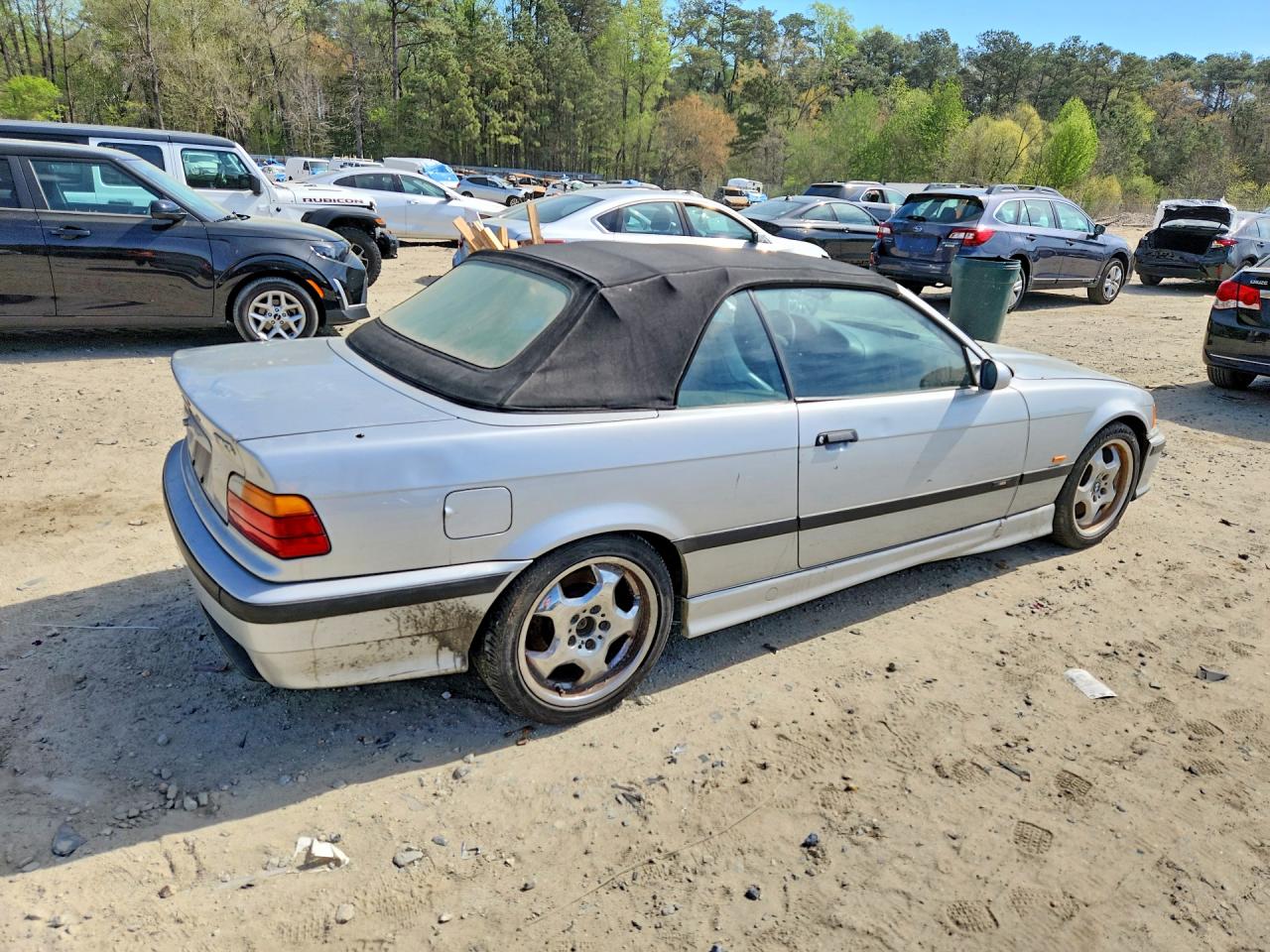 1998 Bmw M3 Automatic Silver vin: WBSBK0330WEC39449