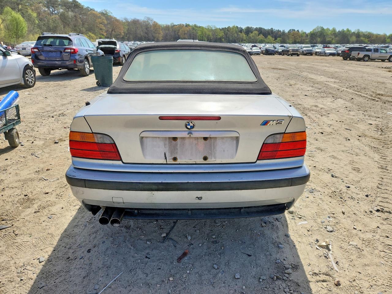 1998 Bmw M3 Automatic Silver vin: WBSBK0330WEC39449