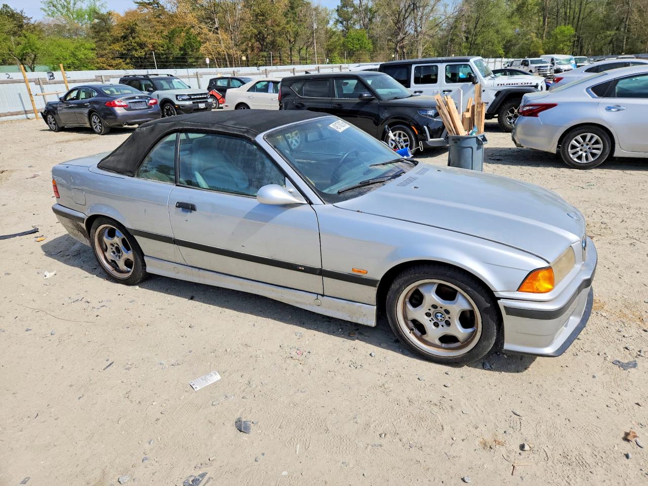 1998 Bmw M3 Automatic Silver vin: WBSBK0330WEC39449