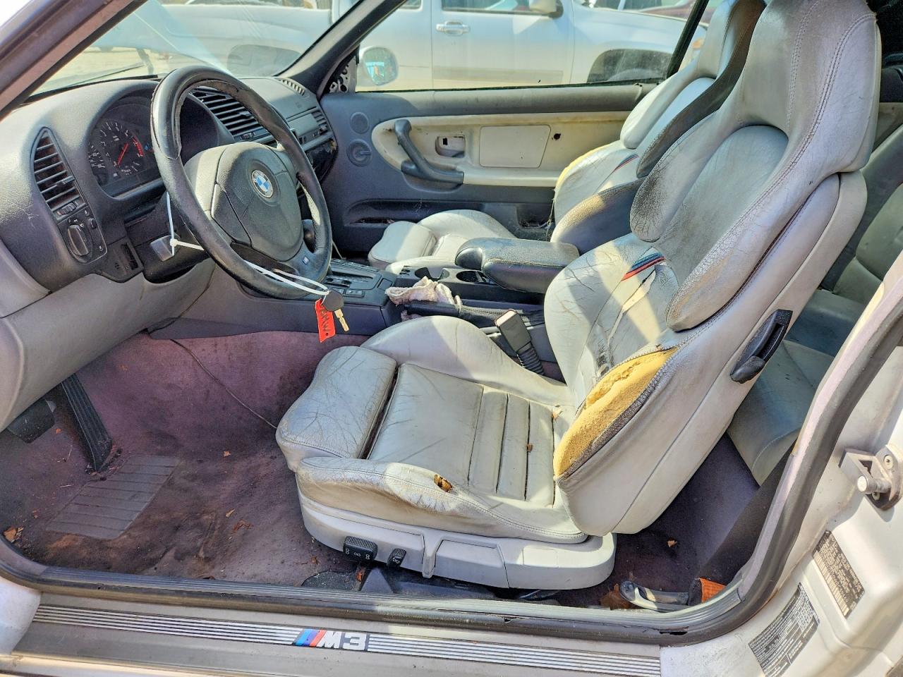 1998 Bmw M3 Automatic Silver vin: WBSBK0330WEC39449
