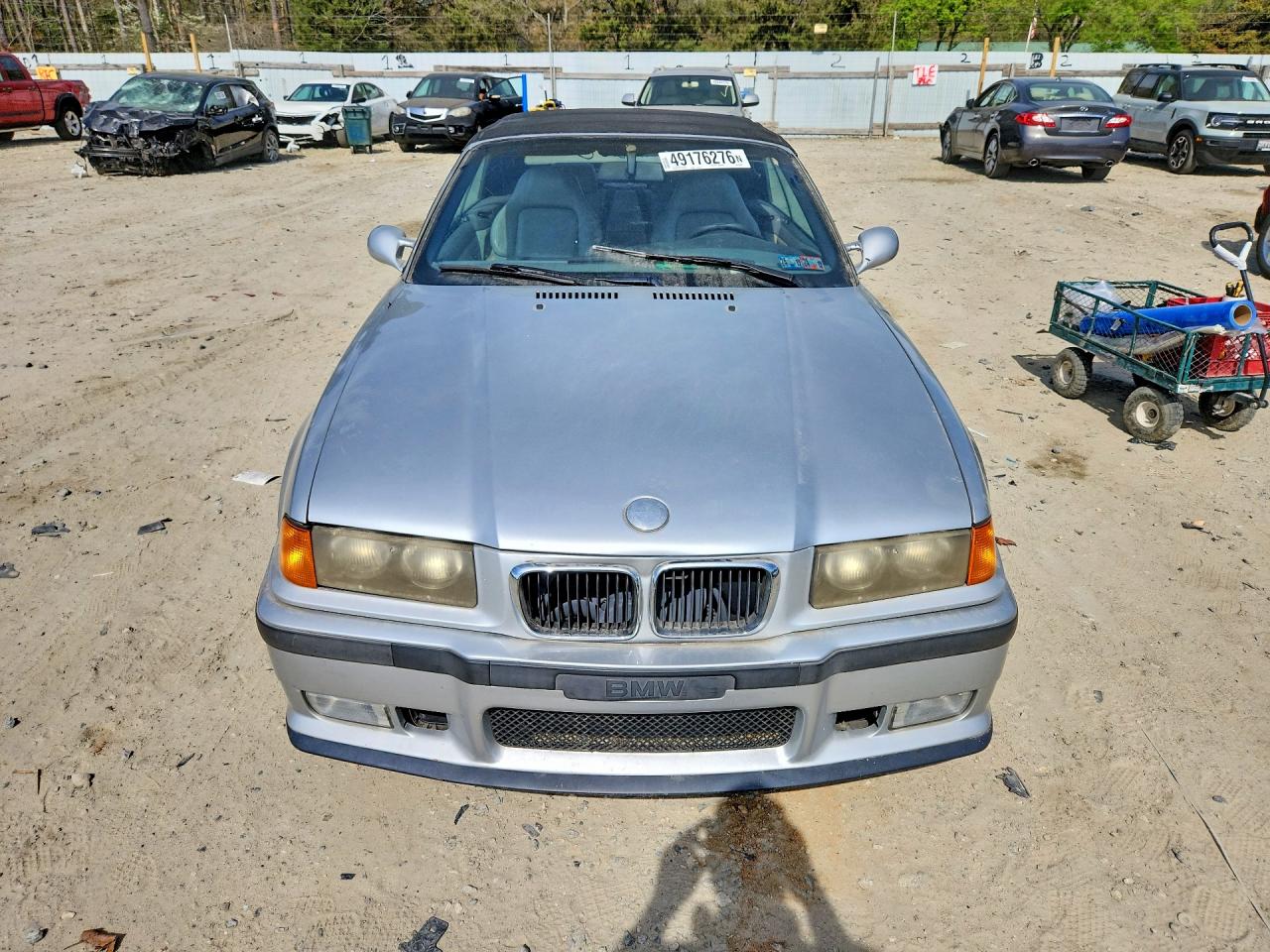 1998 Bmw M3 Automatic Silver vin: WBSBK0330WEC39449