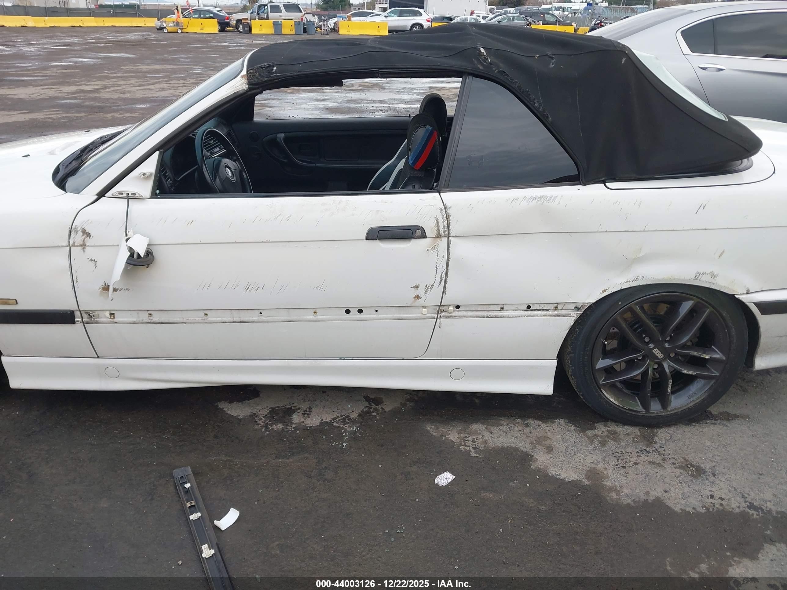 1998 Bmw M3   White vin: WBSBK0331WEC38679