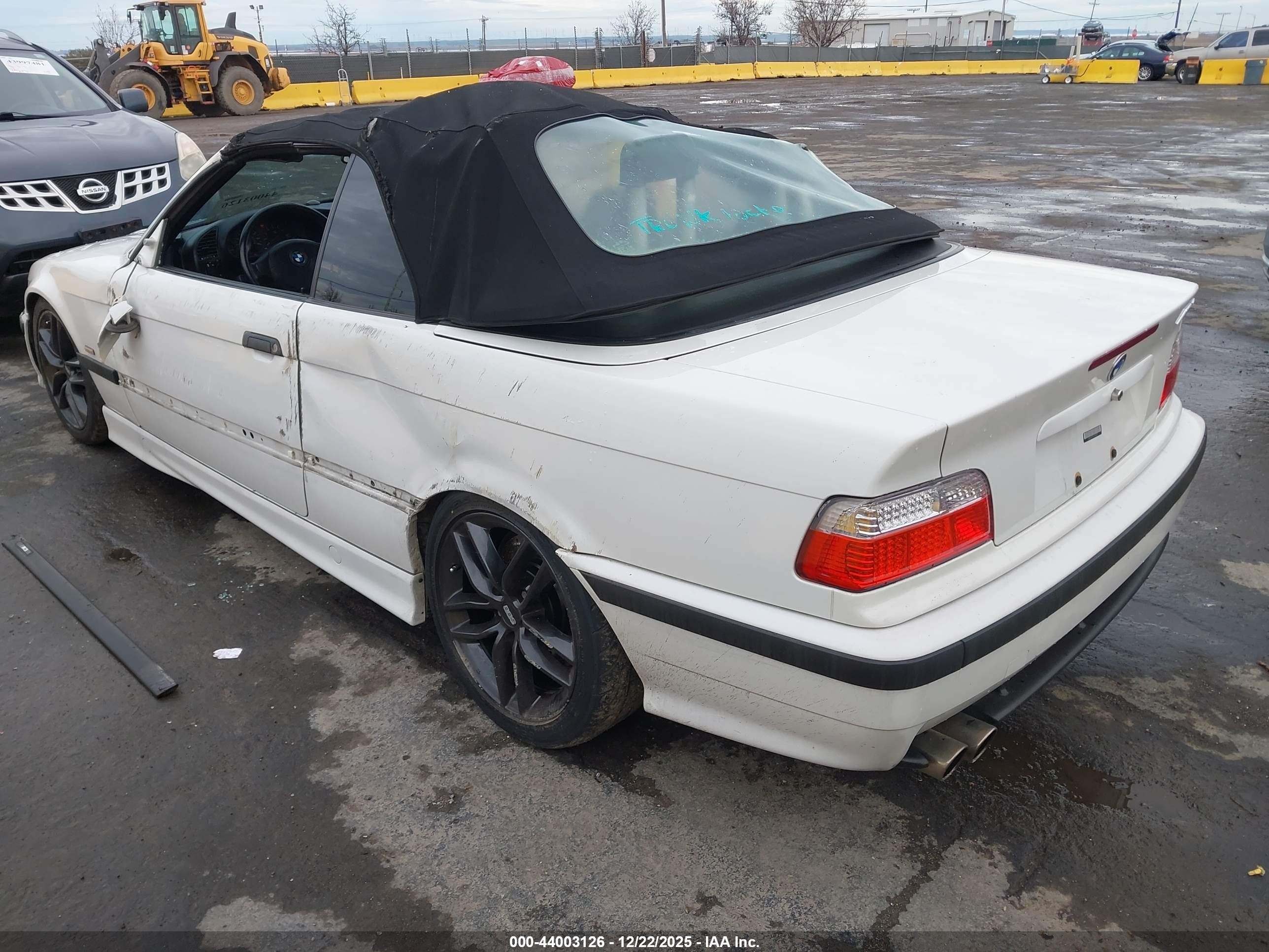 1998 Bmw M3   White vin: WBSBK0331WEC38679