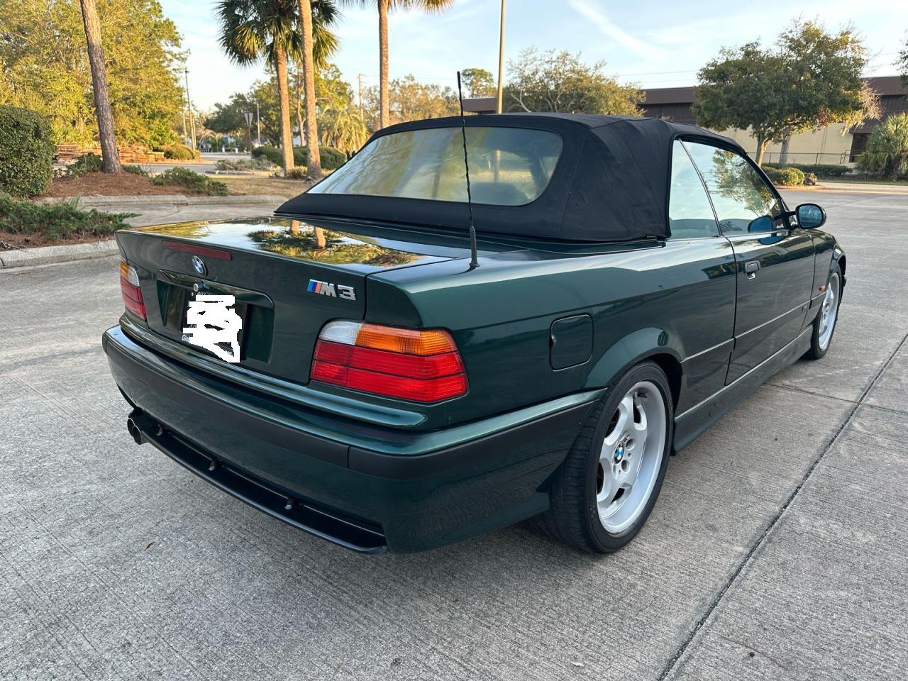 1998 Bmw M3 Automatic Green vin: WBSBK0333WEC39722
