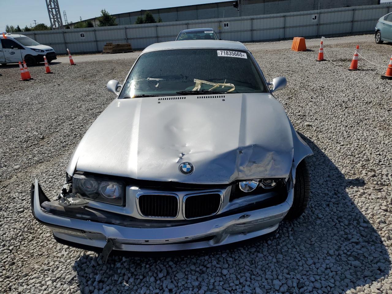 1998 Bmw M3 Automatic Silver vin: WBSBK0337WEC38489