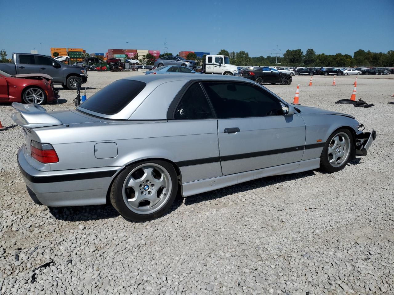 1998 Bmw M3 Automatic Silver vin: WBSBK0337WEC38489
