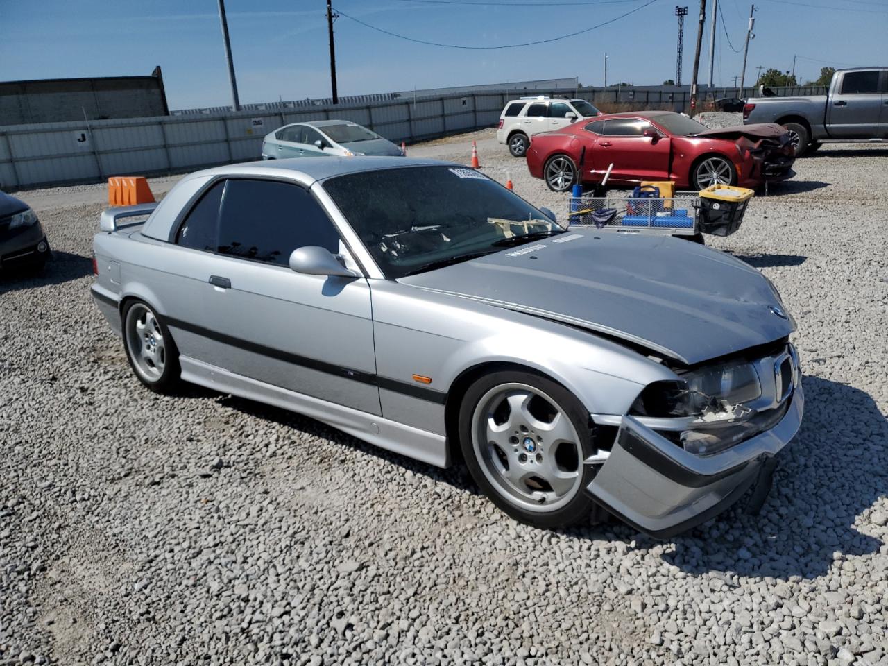 1998 Bmw M3 Automatic Silver vin: WBSBK0337WEC38489